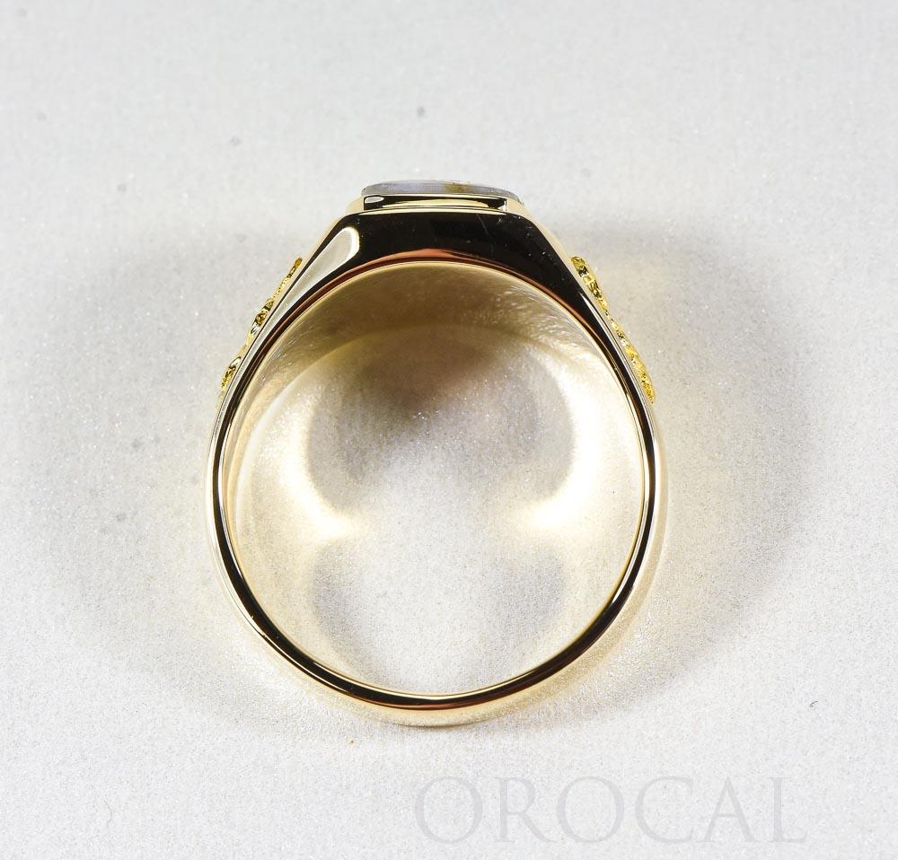 Gold Quartz Ring "Orocal" RM674Q Genuine Hand Crafted Jewelry - 14K Gold Casting