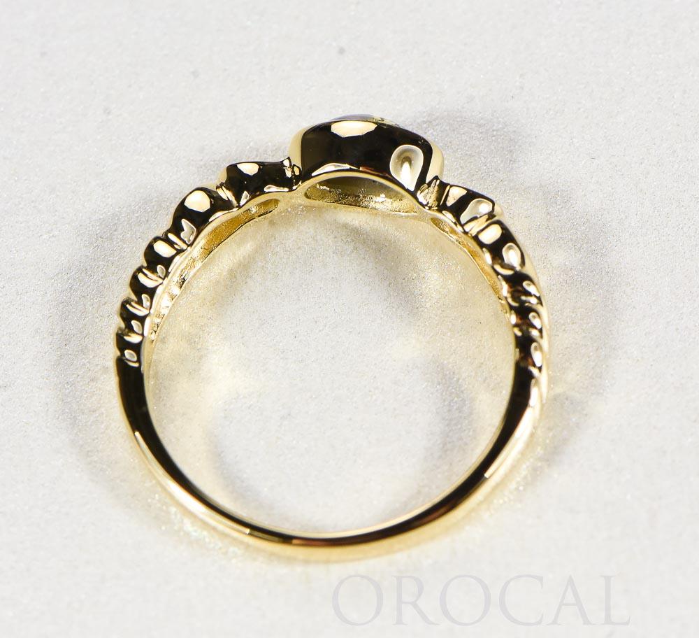 Gold Quartz Ladies Ring "Orocal" RL691D5Q Genuine Hand Crafted Jewelry - 14K Gold Casting