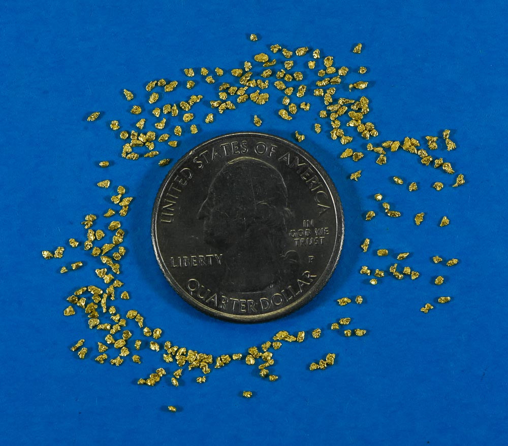 Sonora Gold Nuggets 1 Gram of #25 Mesh Gold Authentic Natural