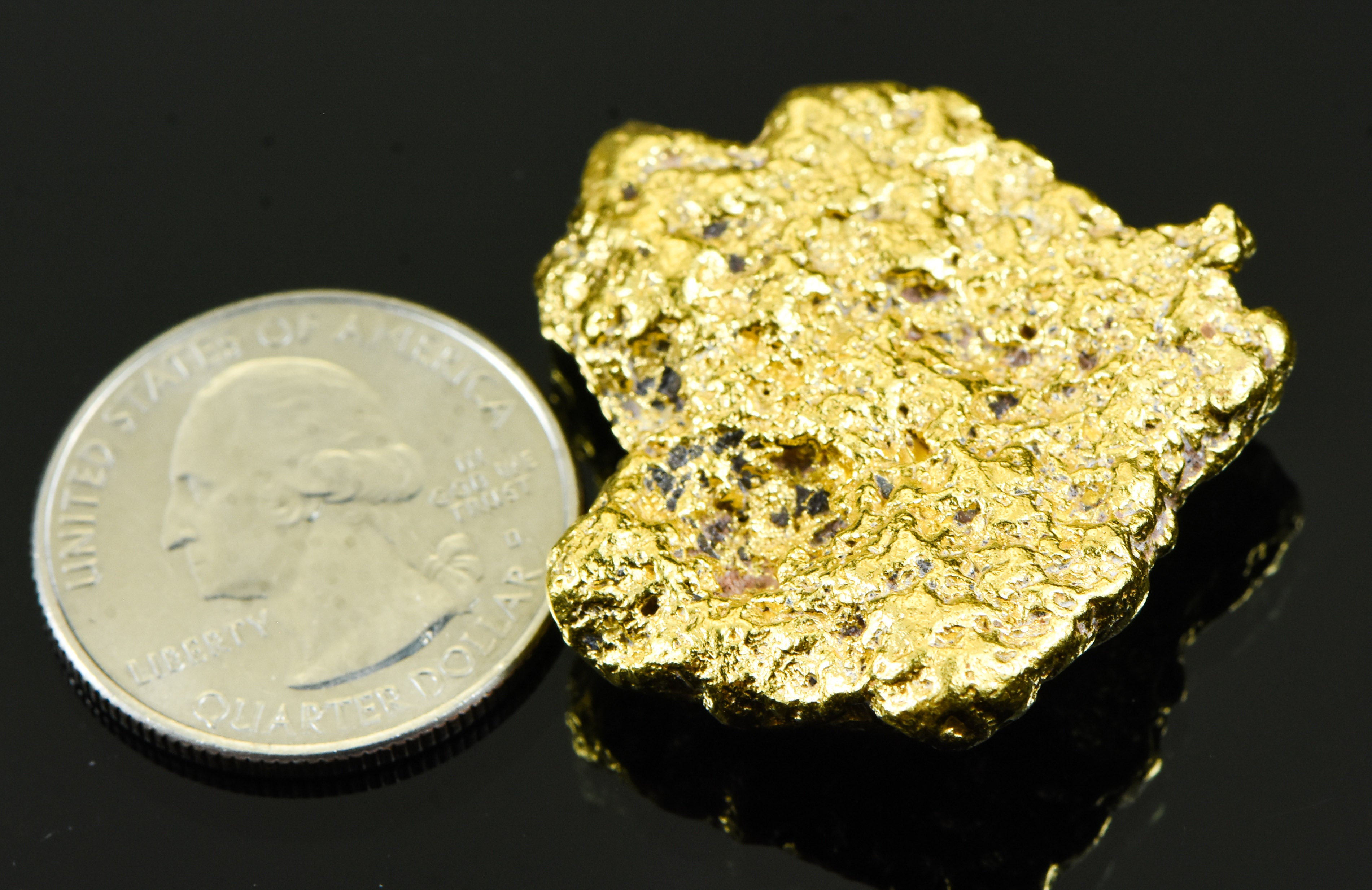 Sonora Mexico Natural Gold Nugget 54.72 Grams Genuine - 1.76 Troy Ounces