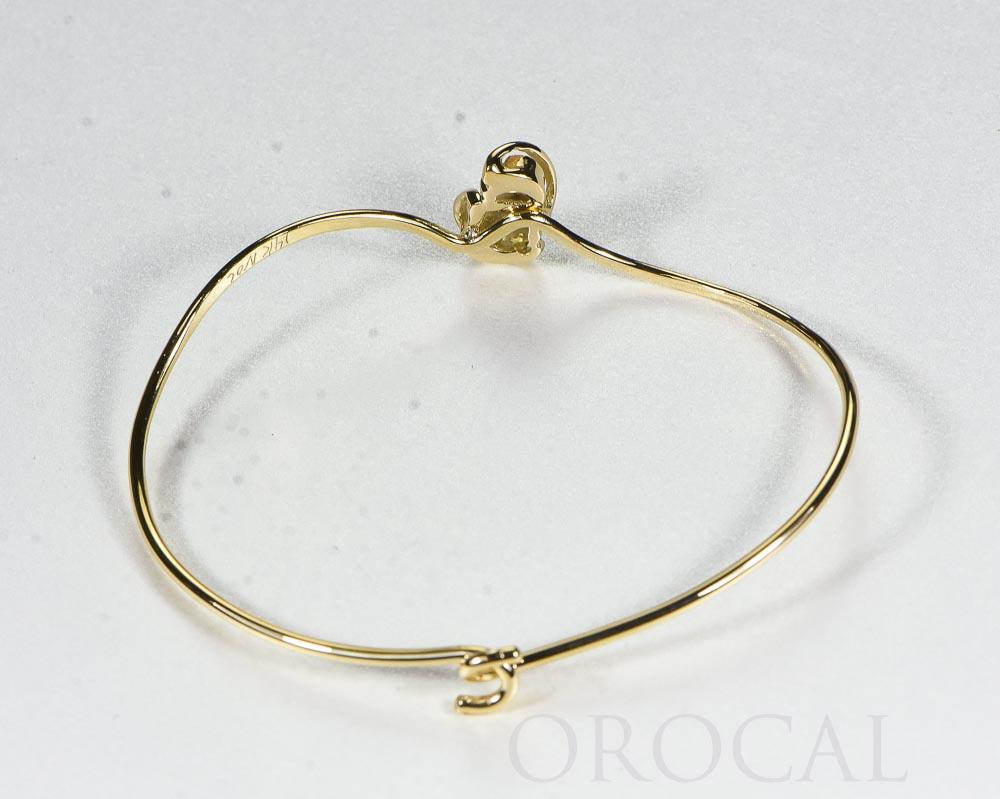 Gold Quartz Bracelet "Orocal" BBWN784SQ Genuine Hand Crafted Jewelry - 14K Gold Casting