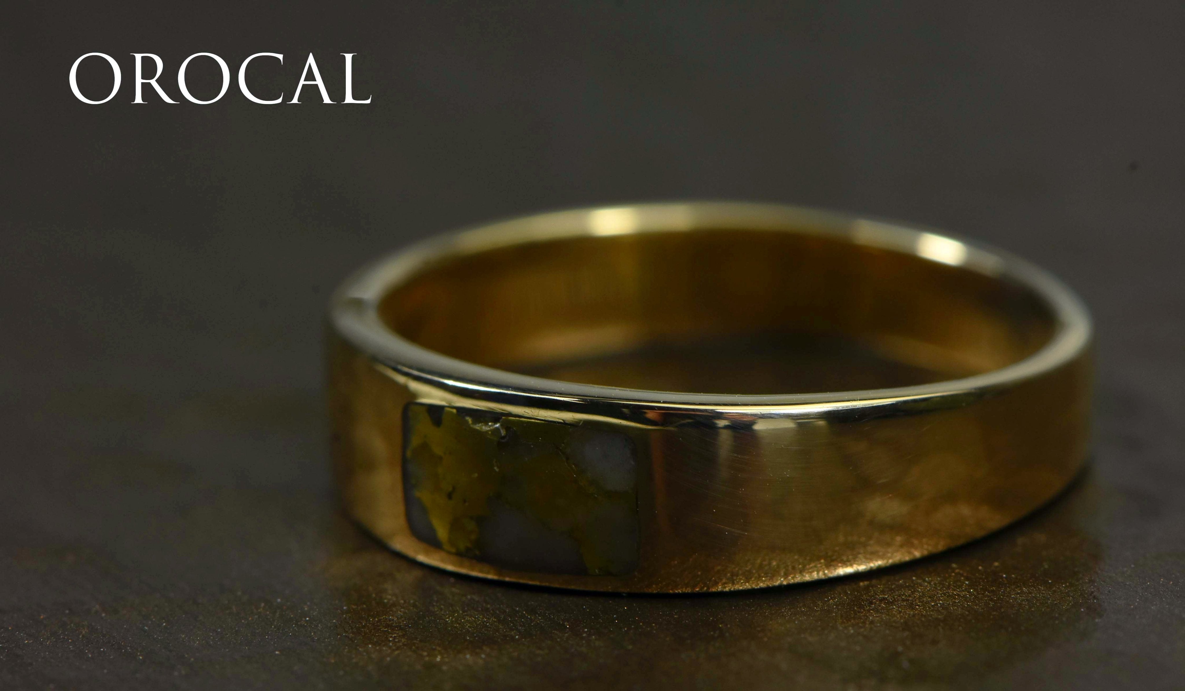 Gold Quartz Ring "Orocal" RM652Q1 Genuine Hand Crafted Jewelry - 14K Gold Casting