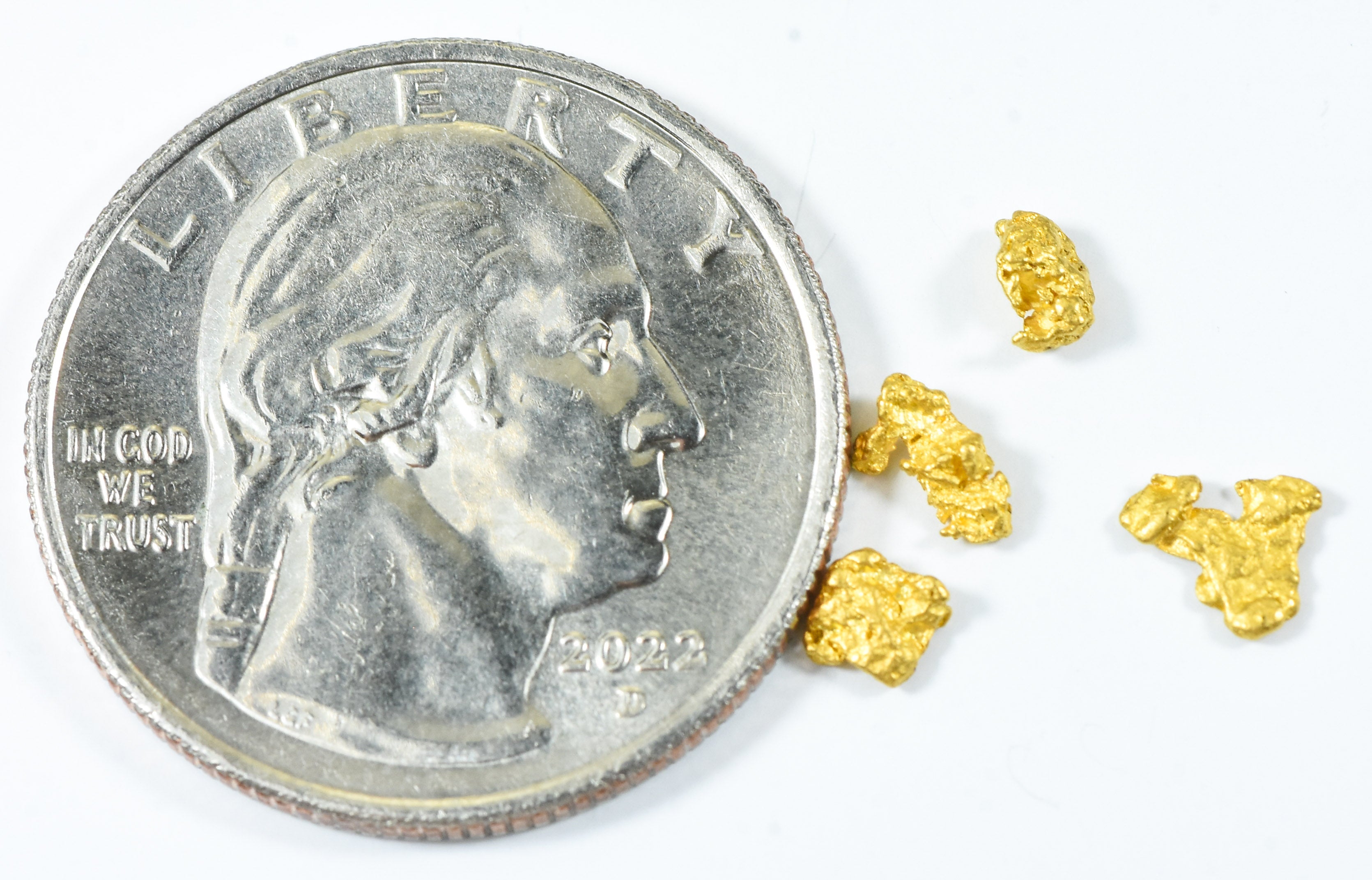 Natural Gold Nugget Australian .15 Gram Genuine
