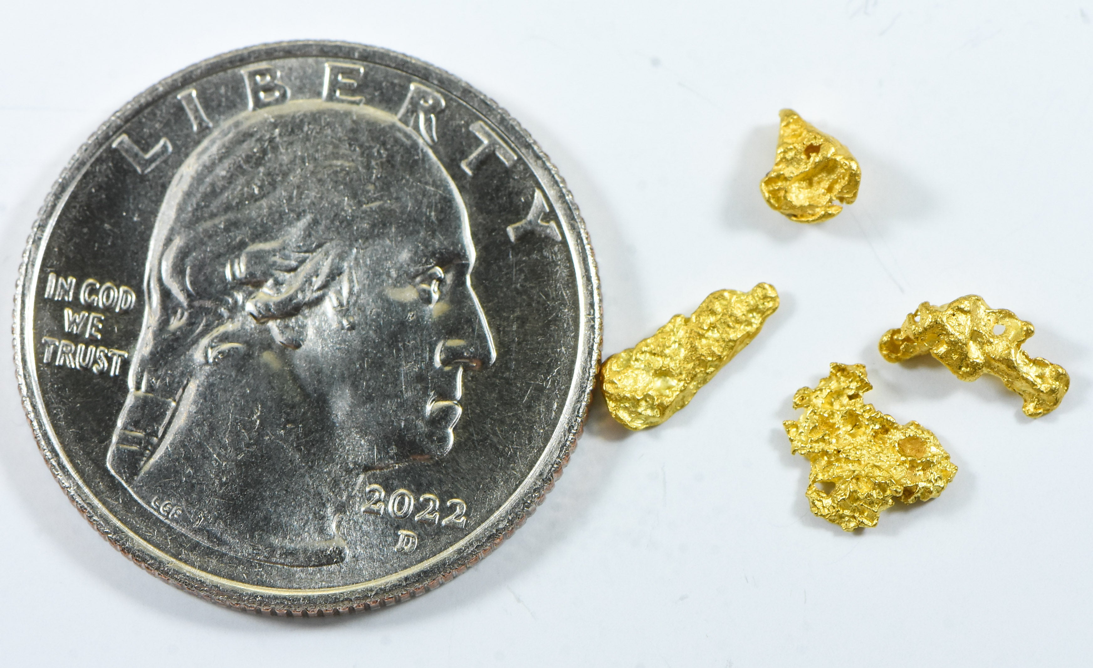 Natural Gold Nugget Australian .29 Gram Genuine
