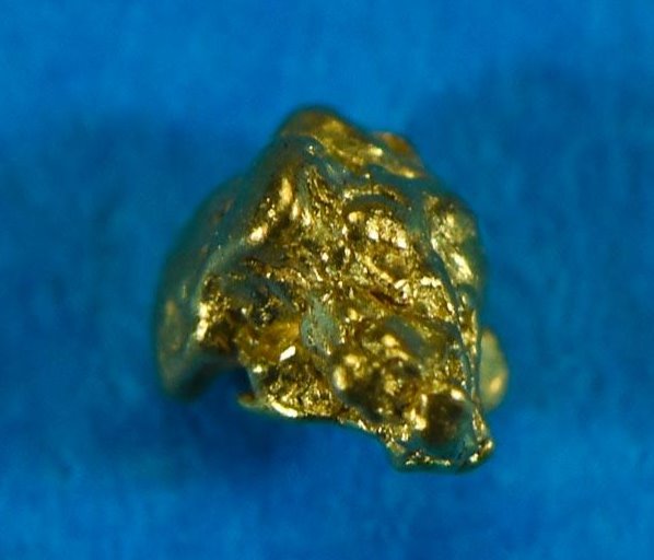 Alaskan-Yukon BC Gold Rush Natural Gold Nugget 0.19 Grams 5 Piece
