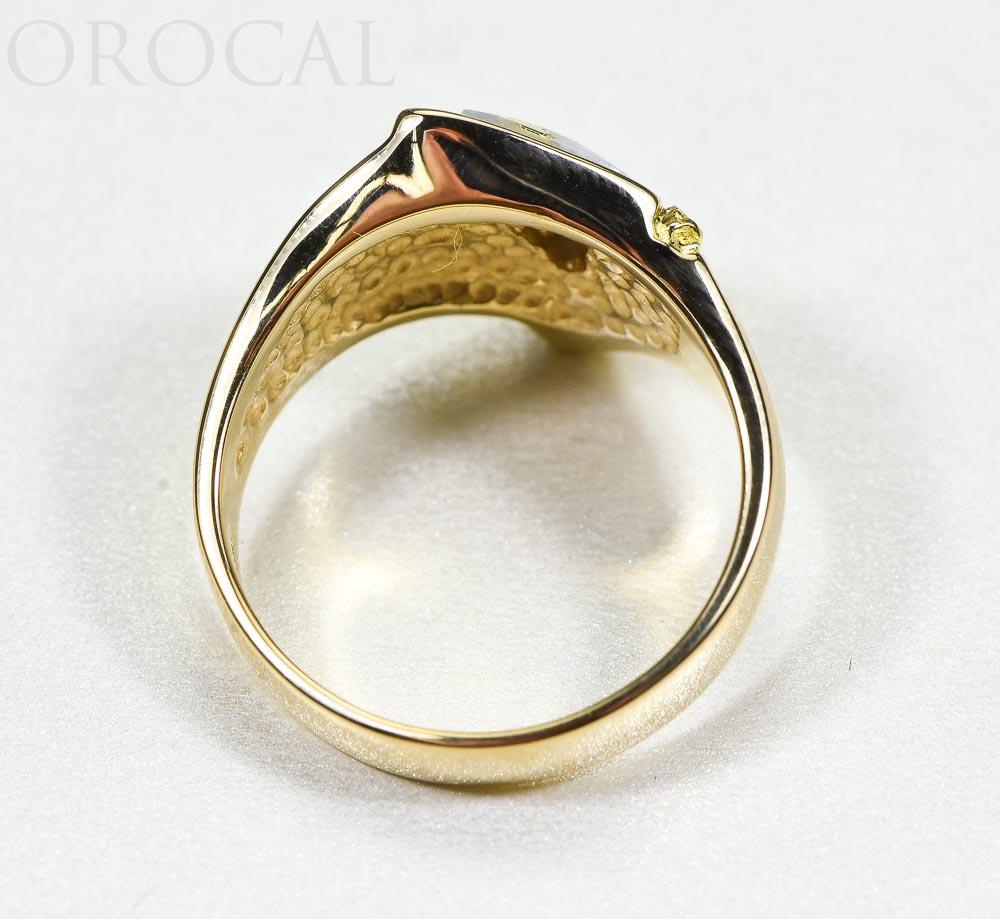 Gold Quartz Ring "Orocal" RLL1024NQ Genuine Hand Crafted Jewelry - 14K Gold Casting