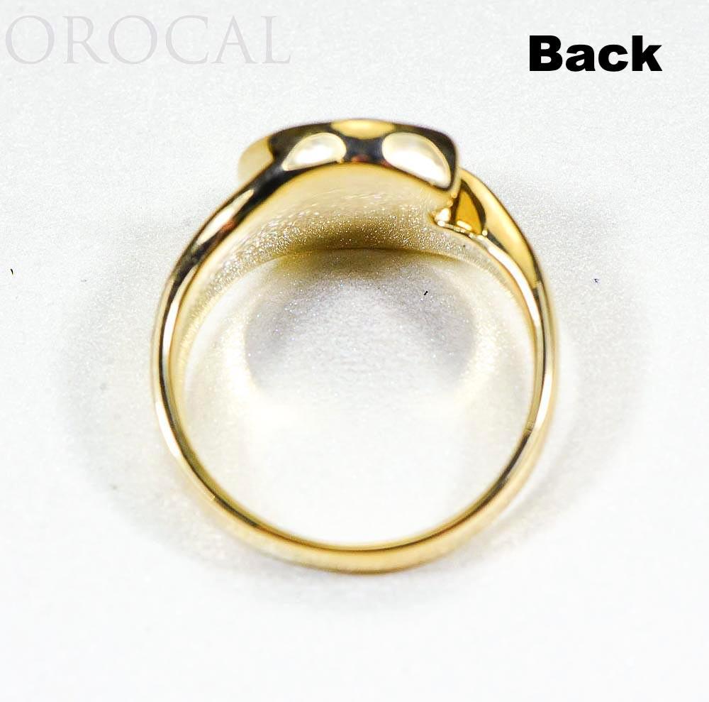 Gold Quartz Ladies Ring "Orocal" RLEA5Q Genuine Hand Crafted Jewelry - 14K Gold Casting