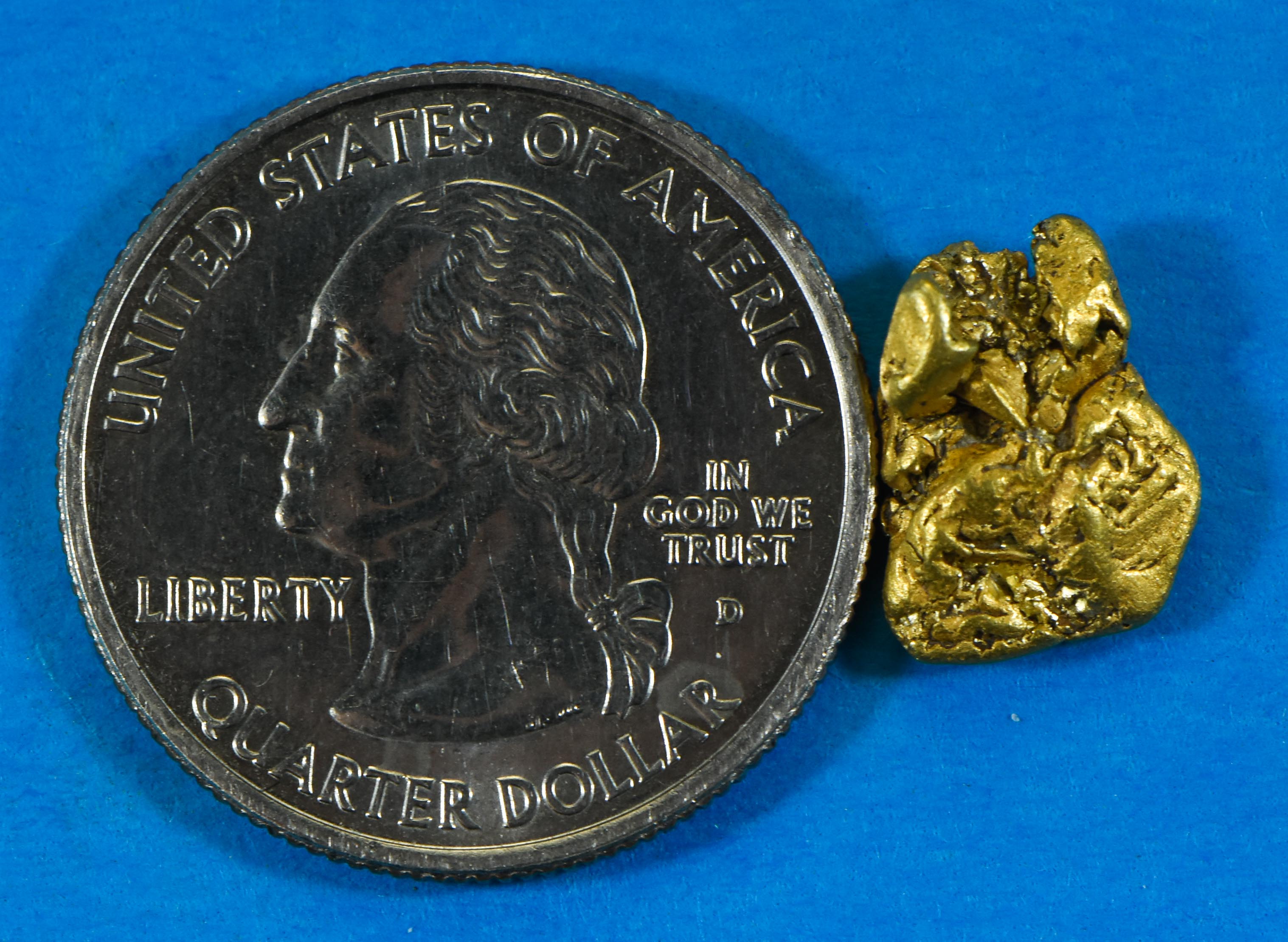 L-12 Alaskan BC Dendritic Exotic Shaped Gold Nugget "Special Collection" 2.39 Grams