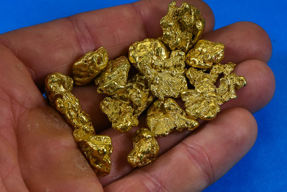 Alaskan BC Natural Gold Nugget 3 Troy Oz. Lot of 5-10 gram Nuggets Genuine B&C