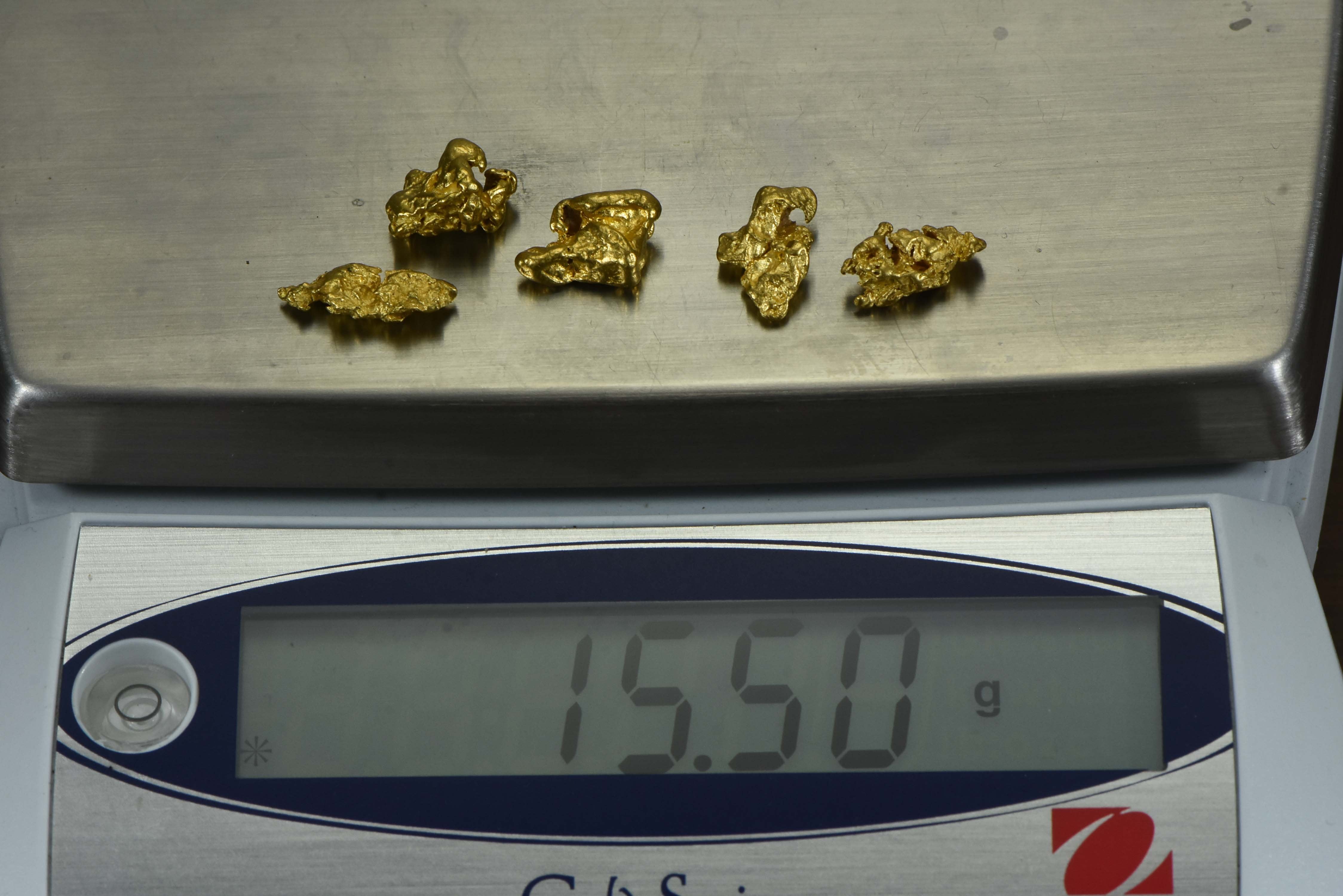 Alaskan Bc Natural Gold Nugget 15.55 Gram Lot Of 2 To 5 Gram Nuggets Genuine Alaska Lots/groups