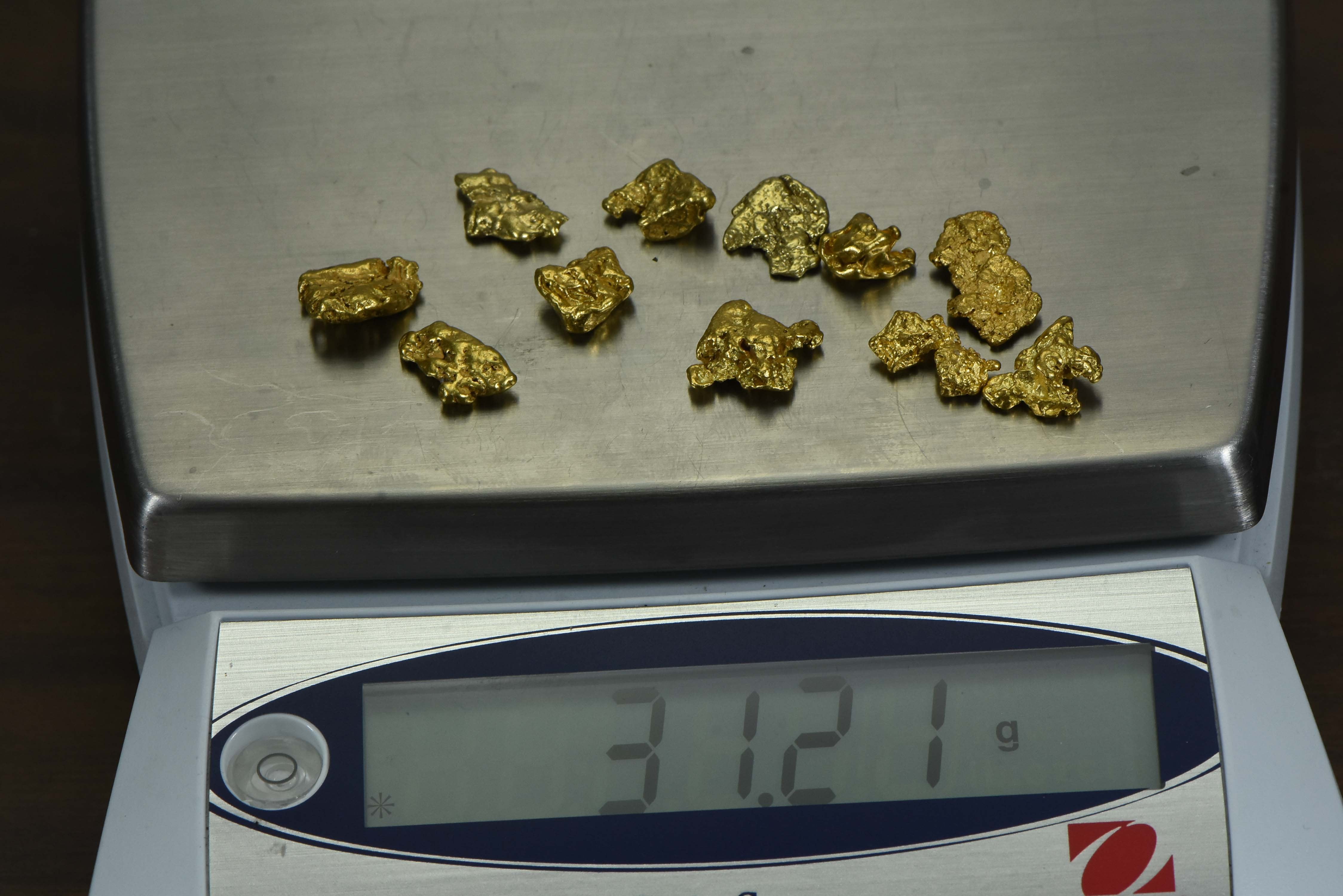 Alaskan Bc Natural Gold Nugget 31.10 Gram Lot Of 2 To 5 Gram Nuggets Genuine 1 Troy Oz. Alaska
