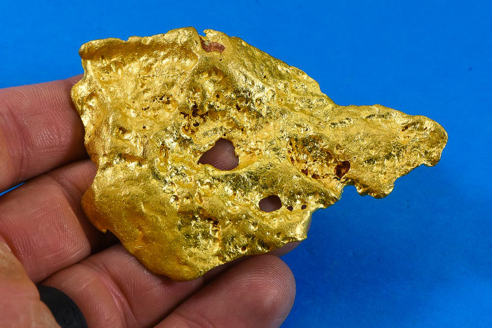 Large Natural Gold Nugget Australian "Bird Skull” 171.03 Grams 5.49 Troy Ounces Very Rare