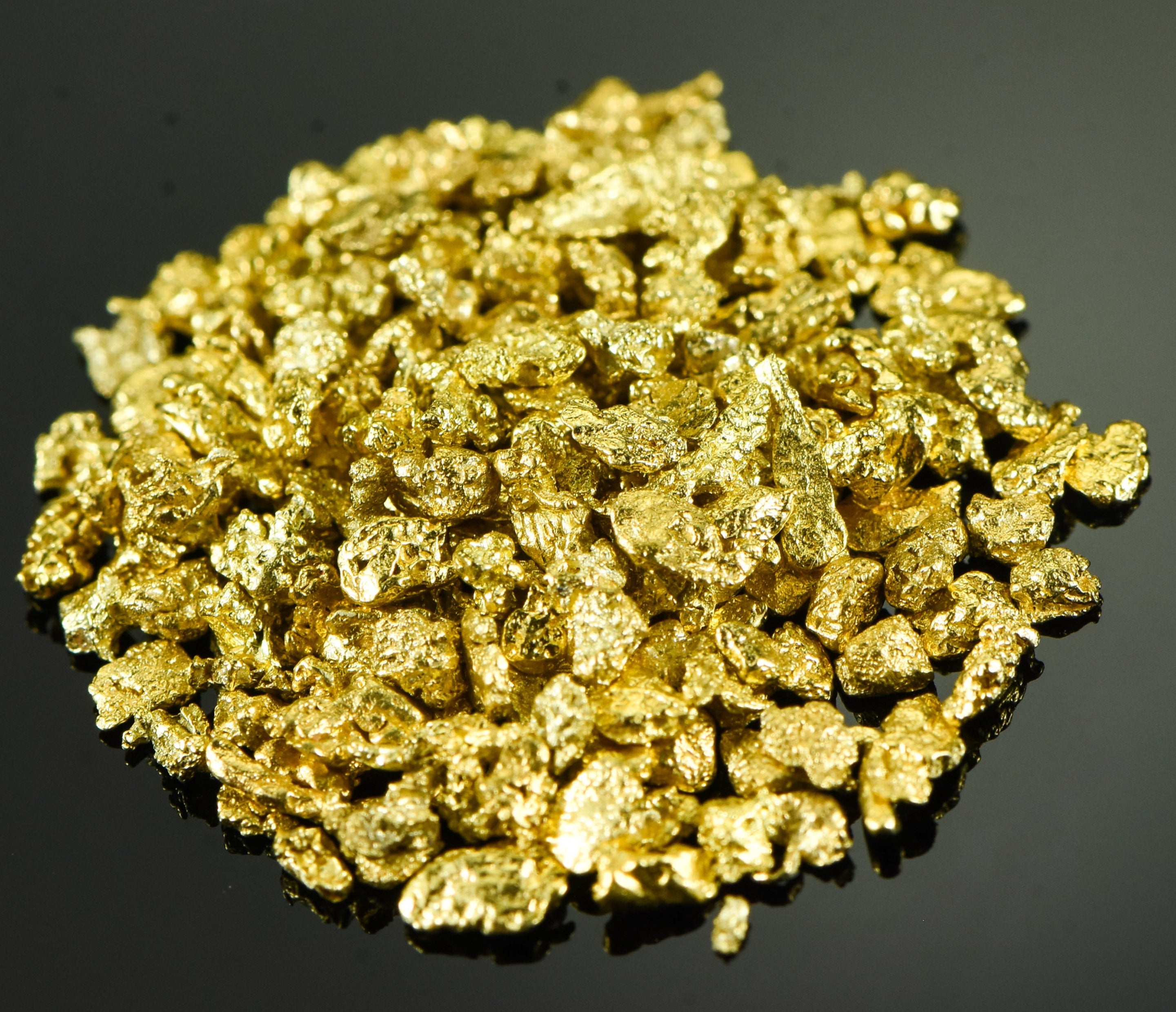 Alaskan Yukon BC Gold Nuggets 12 Mesh 1/4 Troy Oz 7.75 Grams or 5 DWT