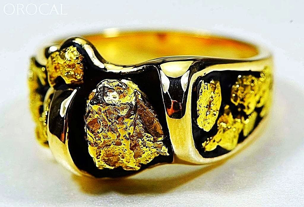 Gold Nugget Men's Ring