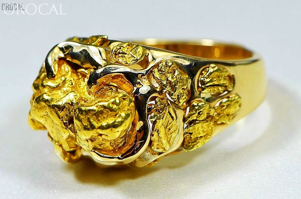 Gold Nugget Men's Ring