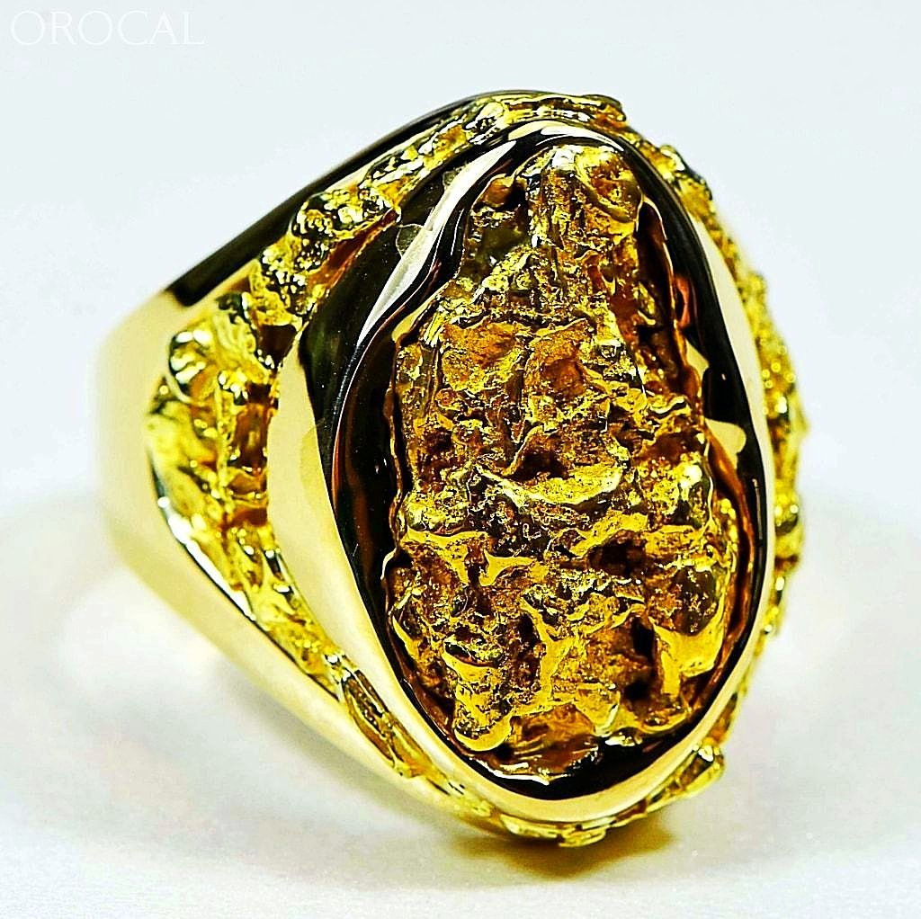 Gold Nugget Men's Ring