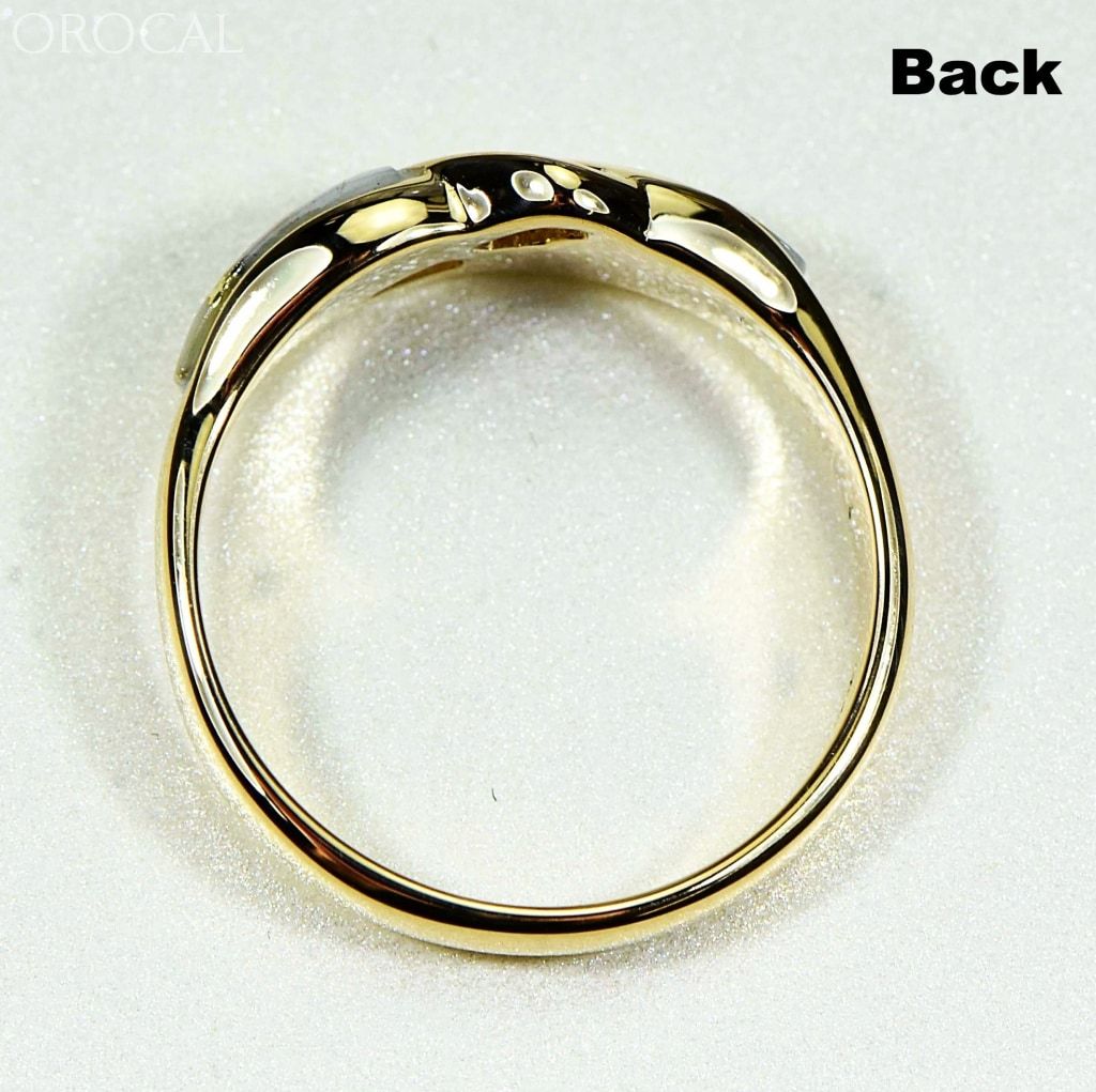 Gold Quartz Ring Orocal Rl612D10Q Genuine Hand Crafted Jewelry - 14K Casting