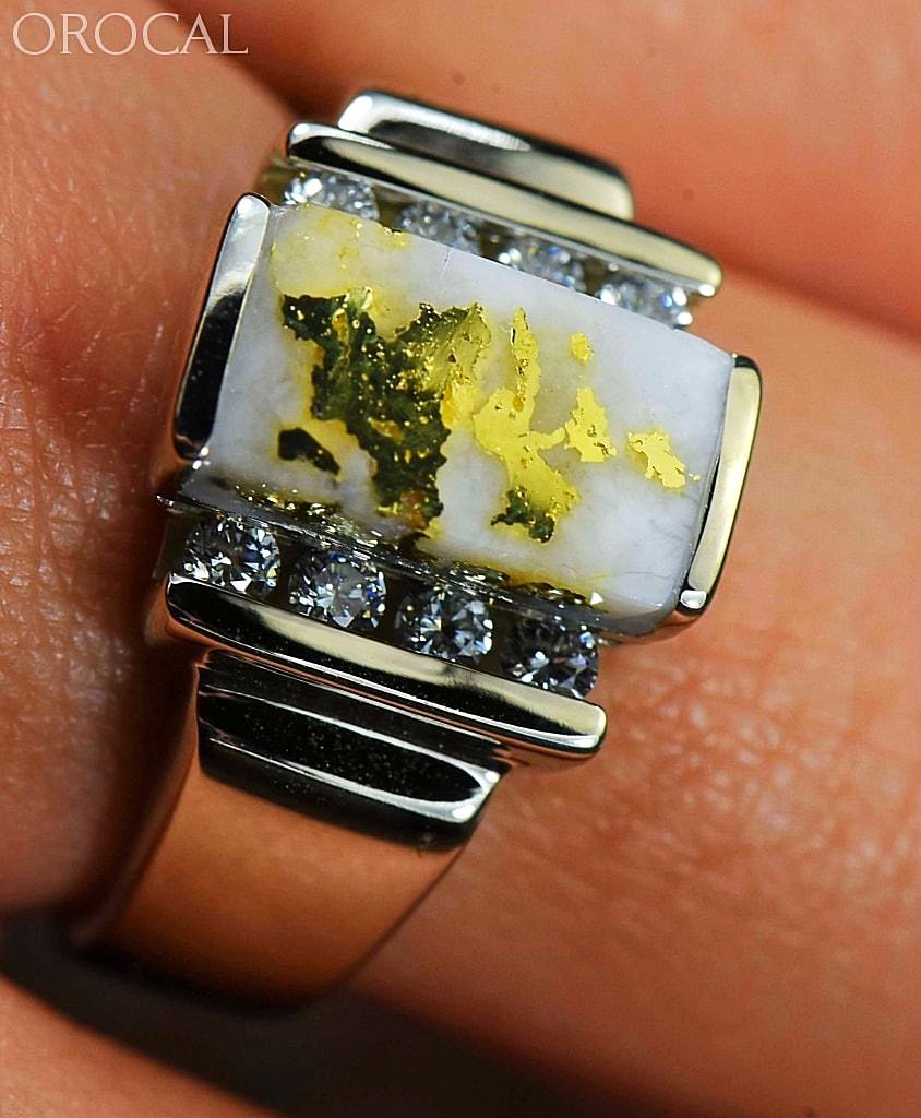 Gold Quartz Ring Orocal Rl639D32Qw Genuine Hand Crafted Jewelry - 14K Casting