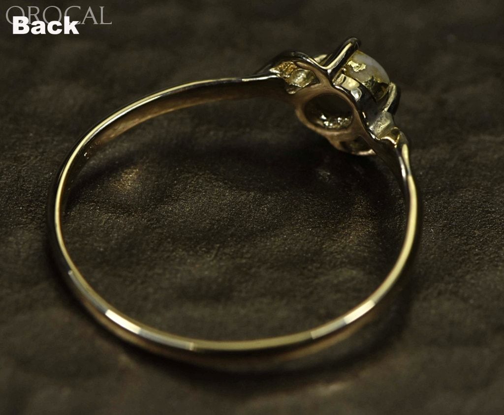 Gold Quartz Ring Orocal Rl789Q Genuine Hand Crafted Jewelry - 14K Casting