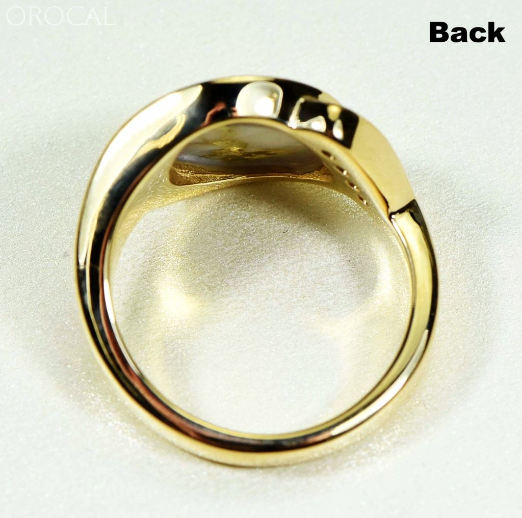 Gold Quartz Ring Orocal Rldl90D12Q Genuine Hand Crafted Jewelry - 14K Casting