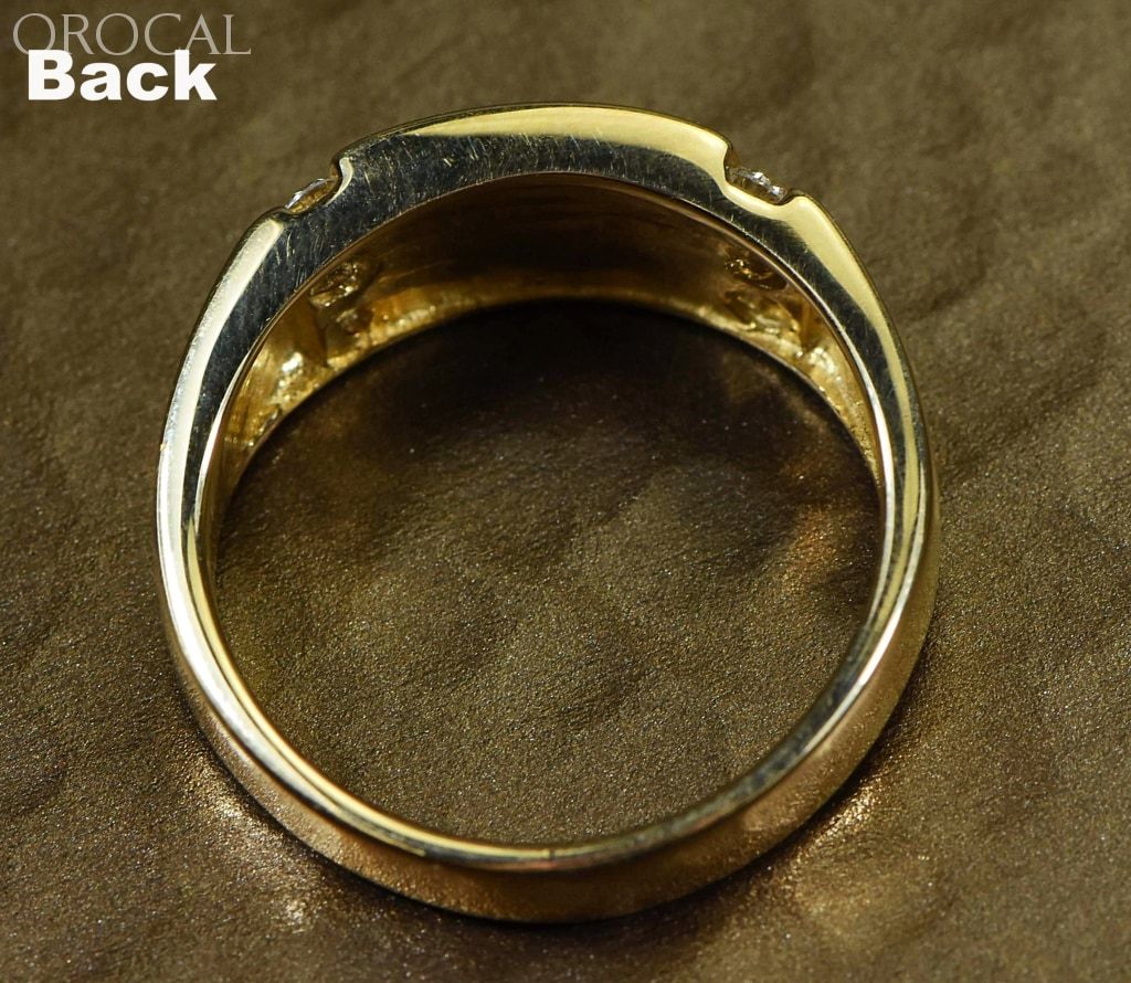 Gold Quartz Ring Orocal Rm1052D42Q Genuine Hand Crafted Jewelry - 14K Casting