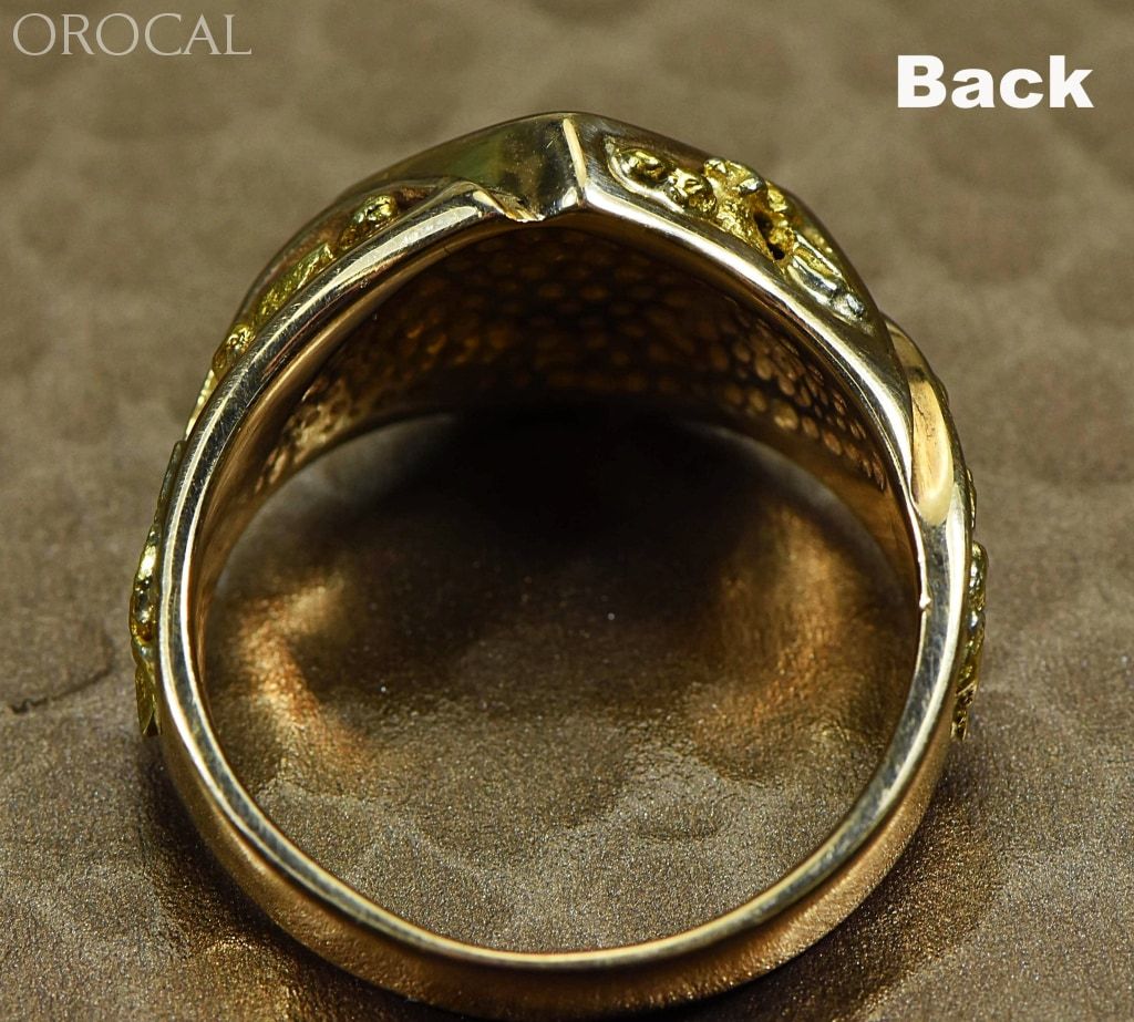 Gold Quartz Ring Orocal Rm1083Nq Genuine Hand Crafted Jewelry - 14K Casting