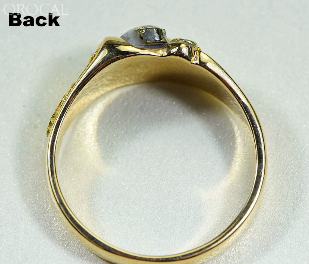 Gold Quartz Ring Orocal Rm487Q Genuine Hand Crafted Jewelry - 14K Casting
