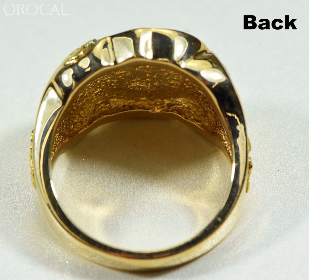 Gold Quartz Ring Orocal Rm518Q Genuine Hand Crafted Jewelry - 14K Casting