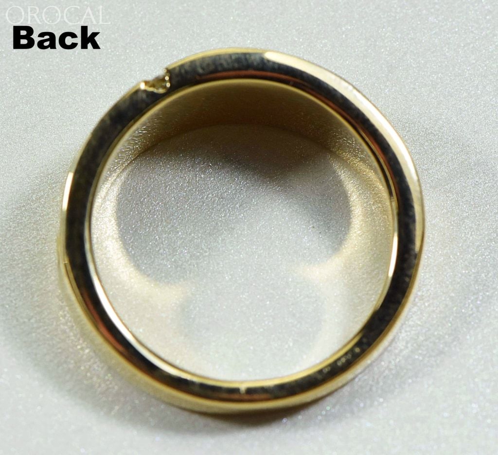 Gold Quartz Ring Orocal Rm731D14Nq Genuine Hand Crafted Jewelry - 14K Casting