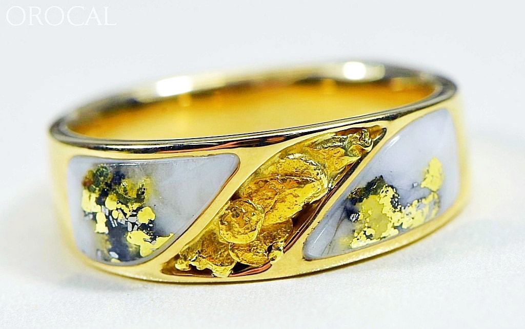 Gold Quartz Ring Orocal Rm900Nq Genuine Hand Crafted Jewelry - 14K Casting