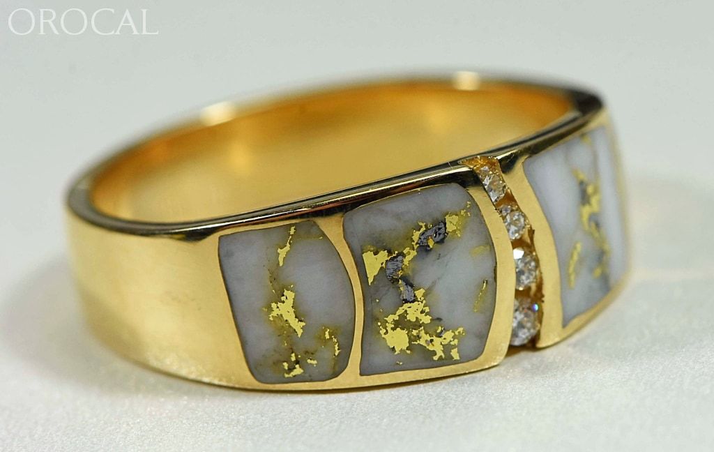 Gold Quartz Ring Orocal Rmdl58Sd9Q Genuine Hand Crafted Jewelry - 14K Casting