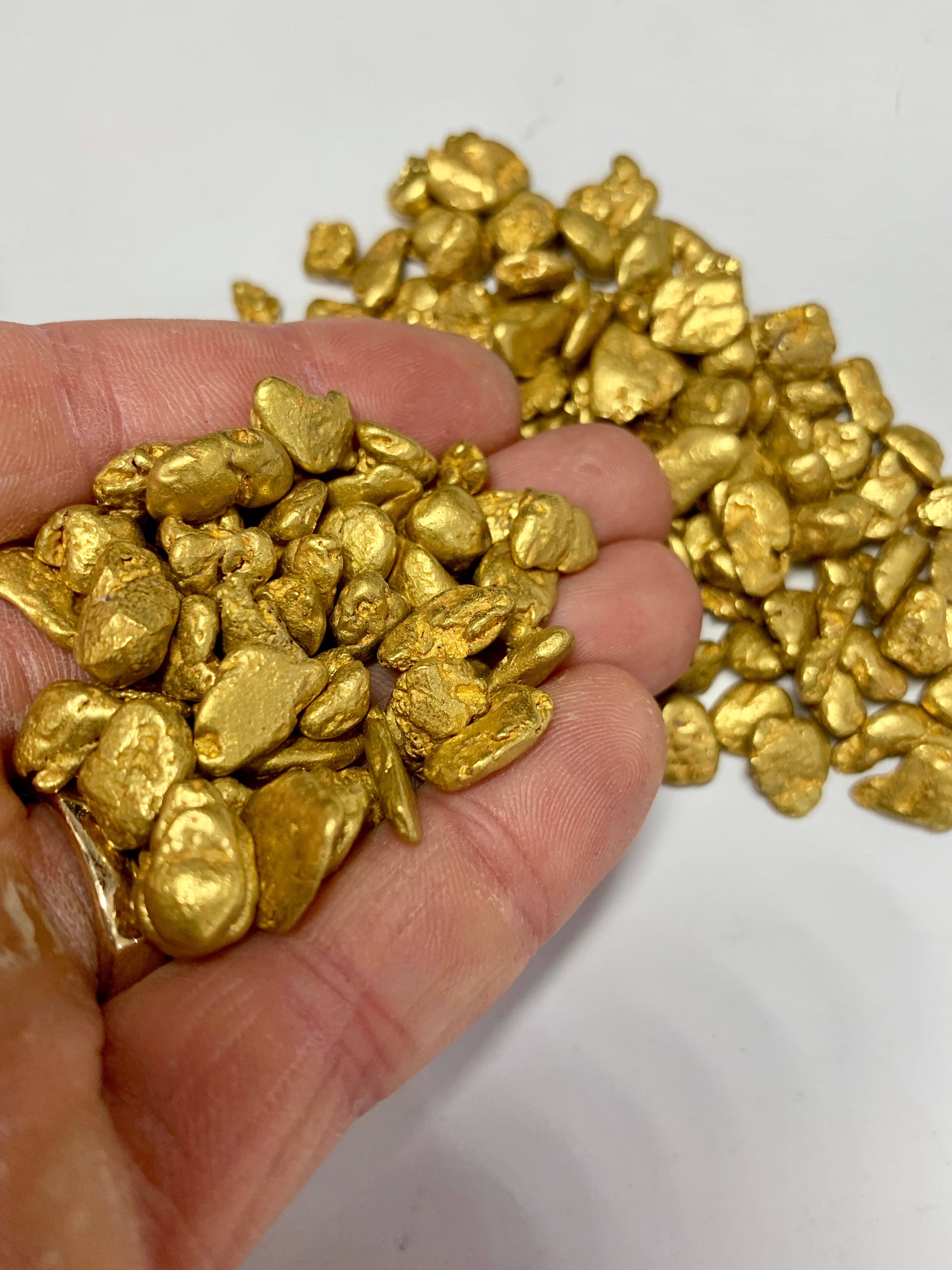Alaskan BC Natural Gold Nugget 155.5 Gram lot of 2 to 5 gram Nuggets Genuine 5 Oz. B&C