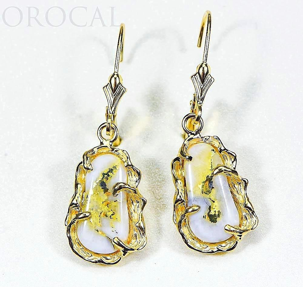 Gold Quartz Earrings