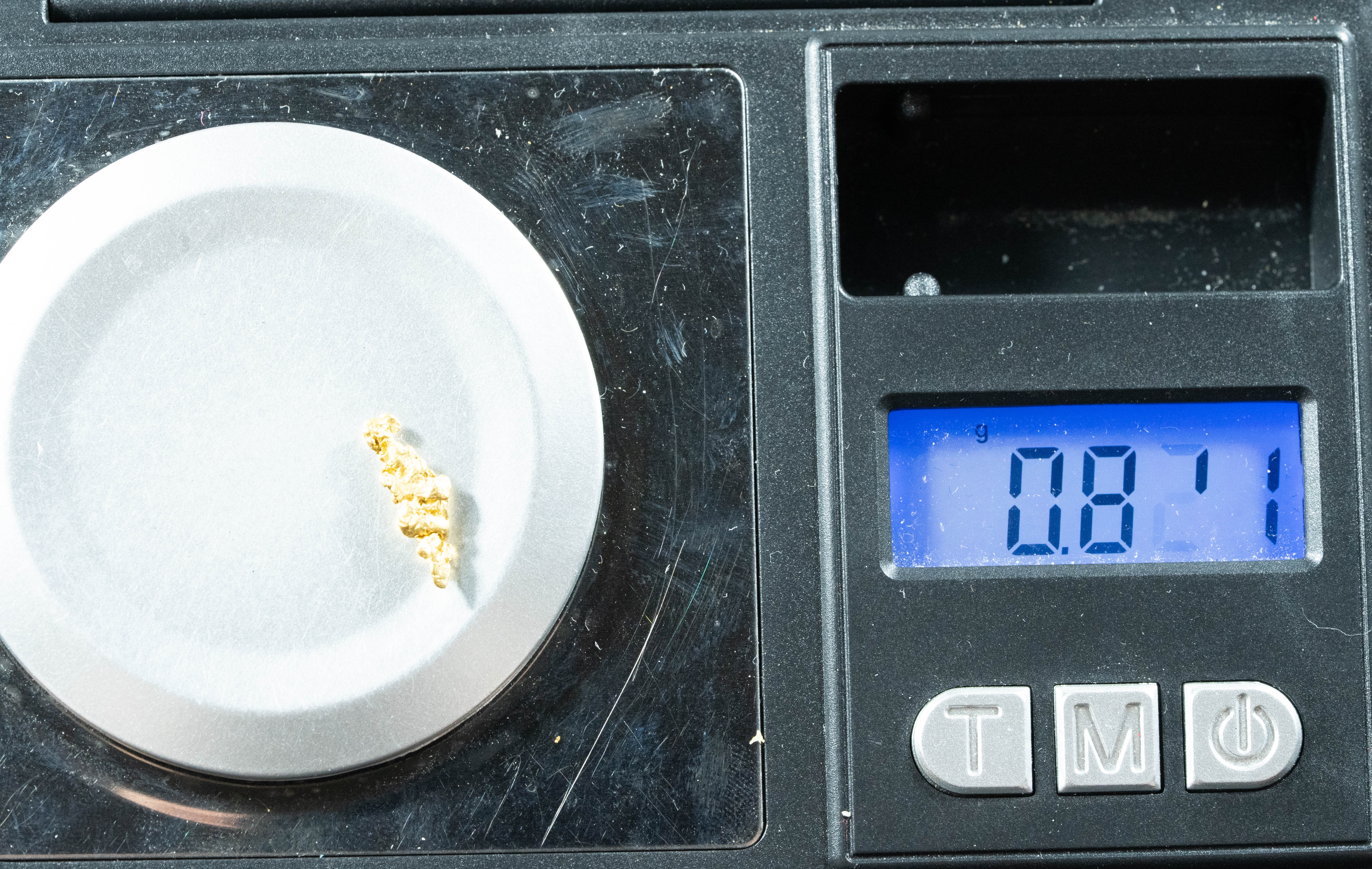 #3 Alaskan BC Natural Gold Nugget .82 Grams Genuine