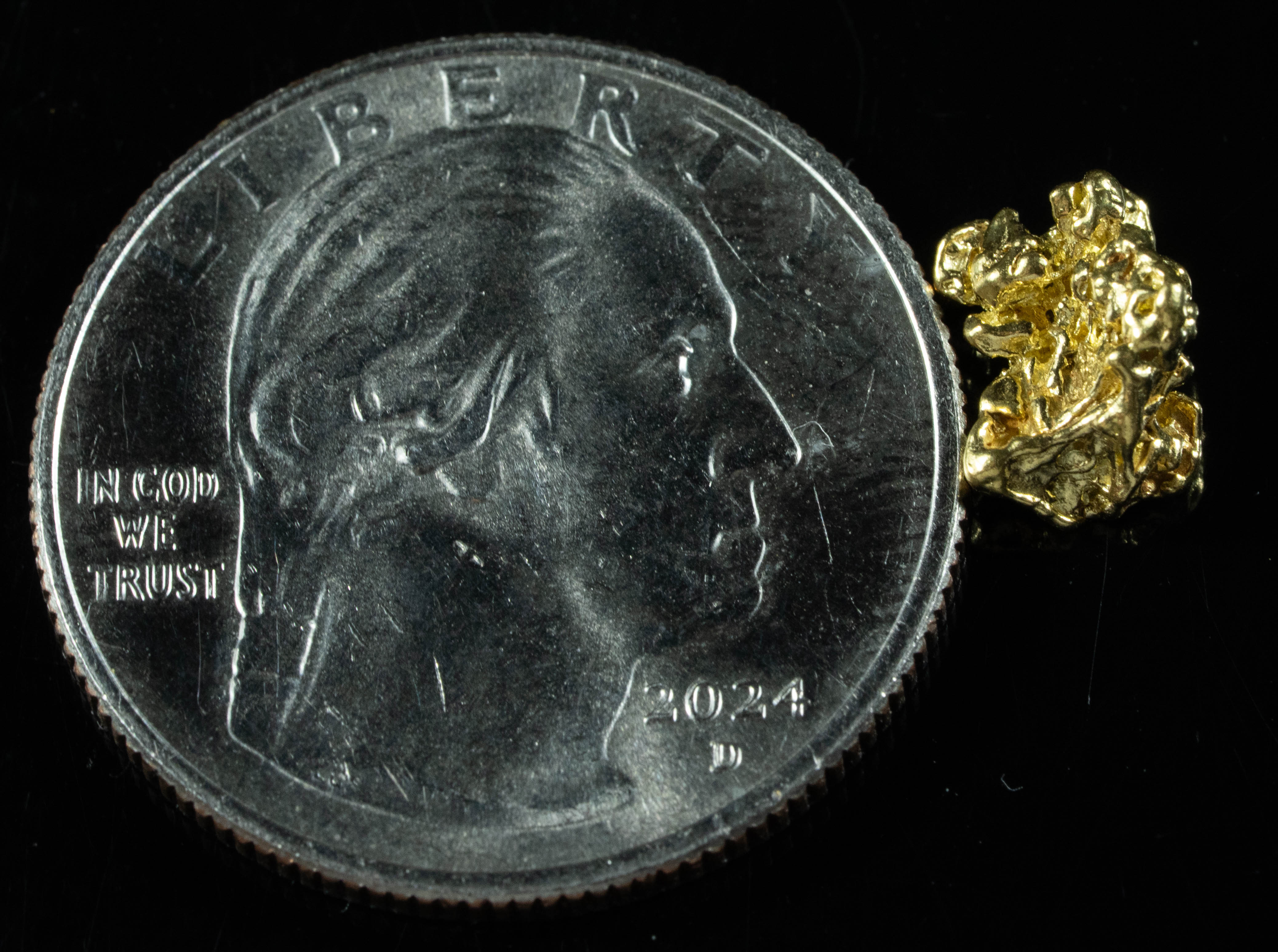 #64 Alaskan BC Natural Gold Nugget 1.05 Grams Genuine