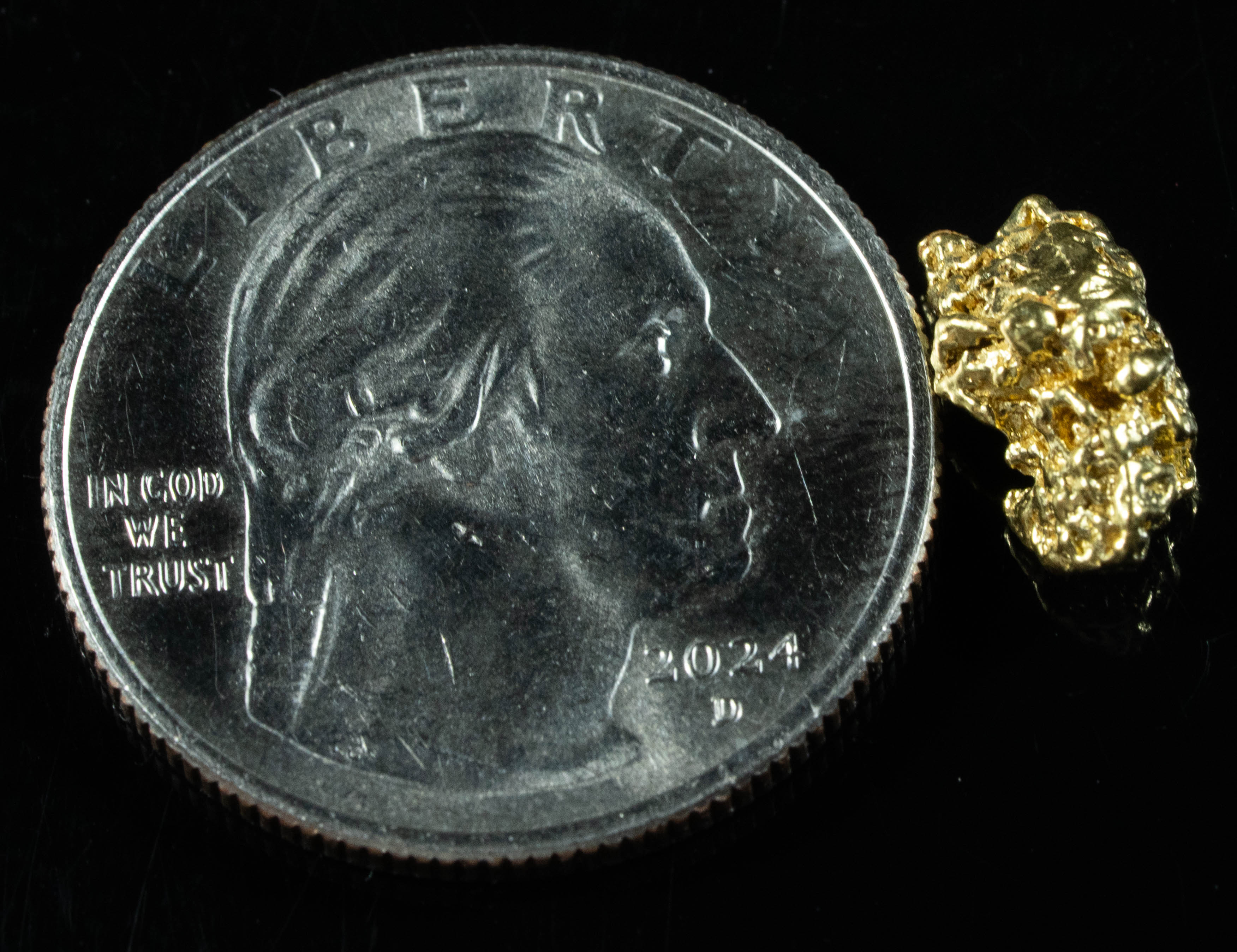 #87 Alaskan BC Natural Gold Nugget 1.53 Grams Genuine
