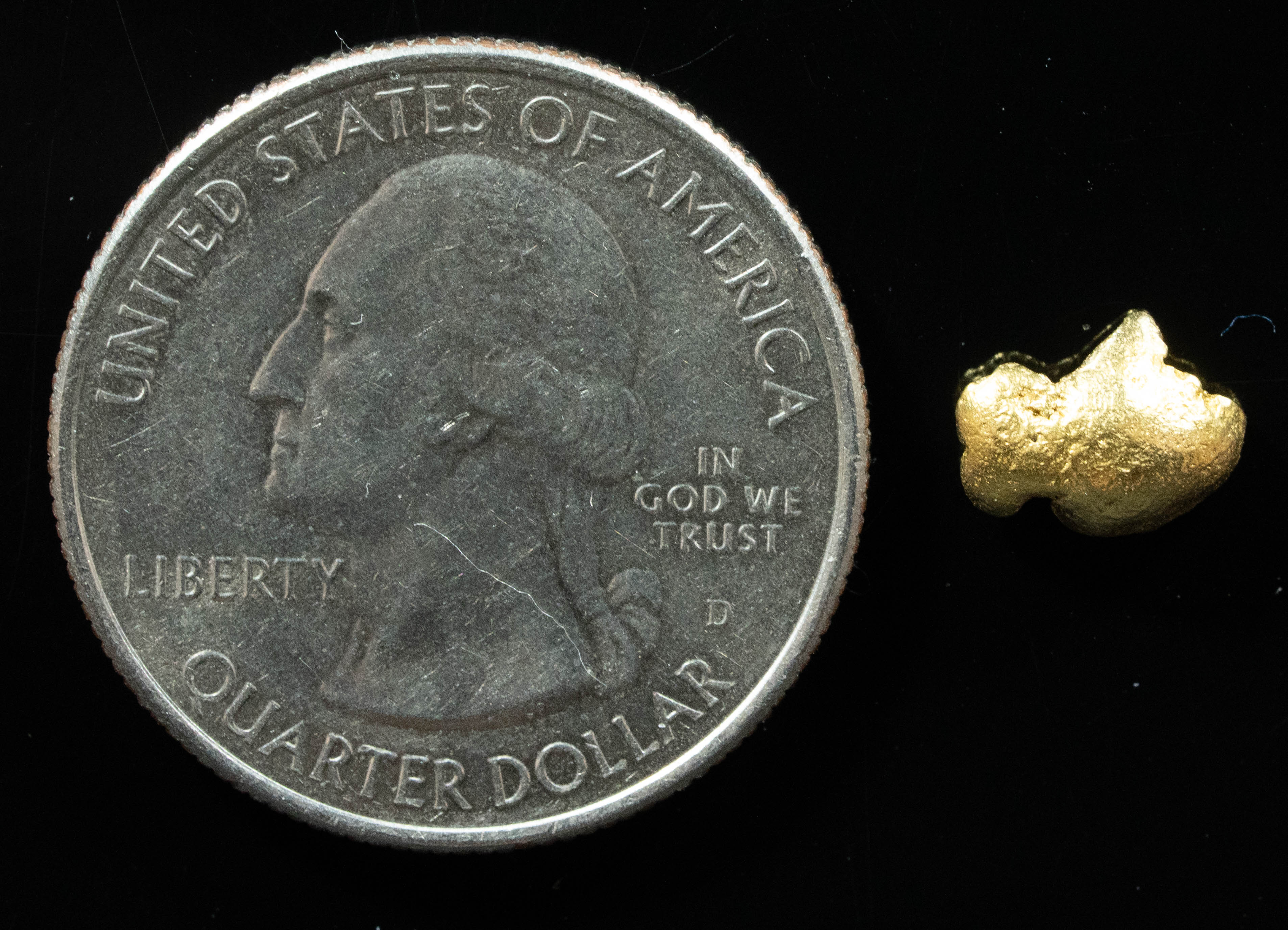 #33 Alaskan BC Natural Gold Nugget .65 Grams Genuine