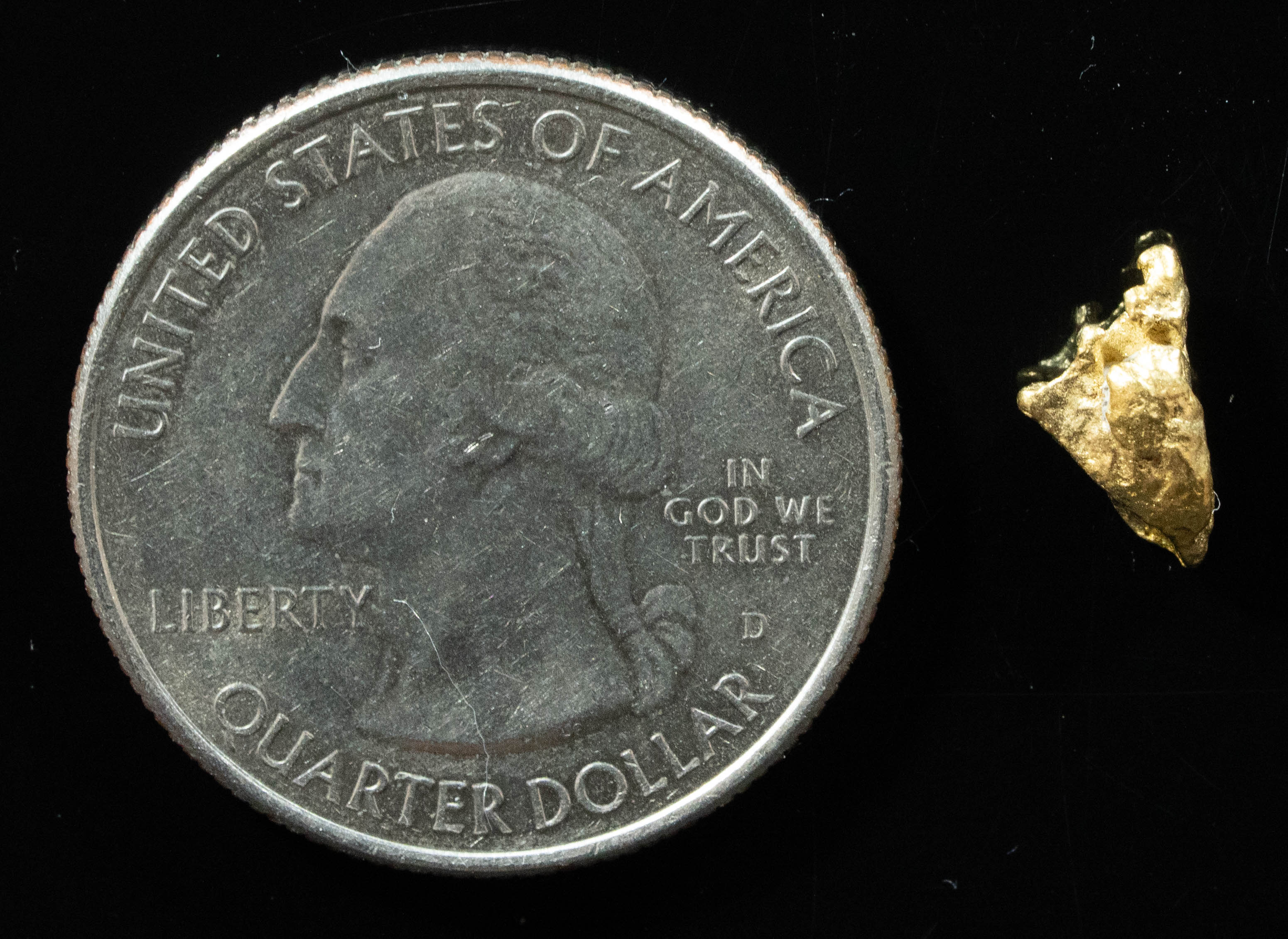 #43 Alaskan BC Natural Gold Nugget .61 Grams Genuine