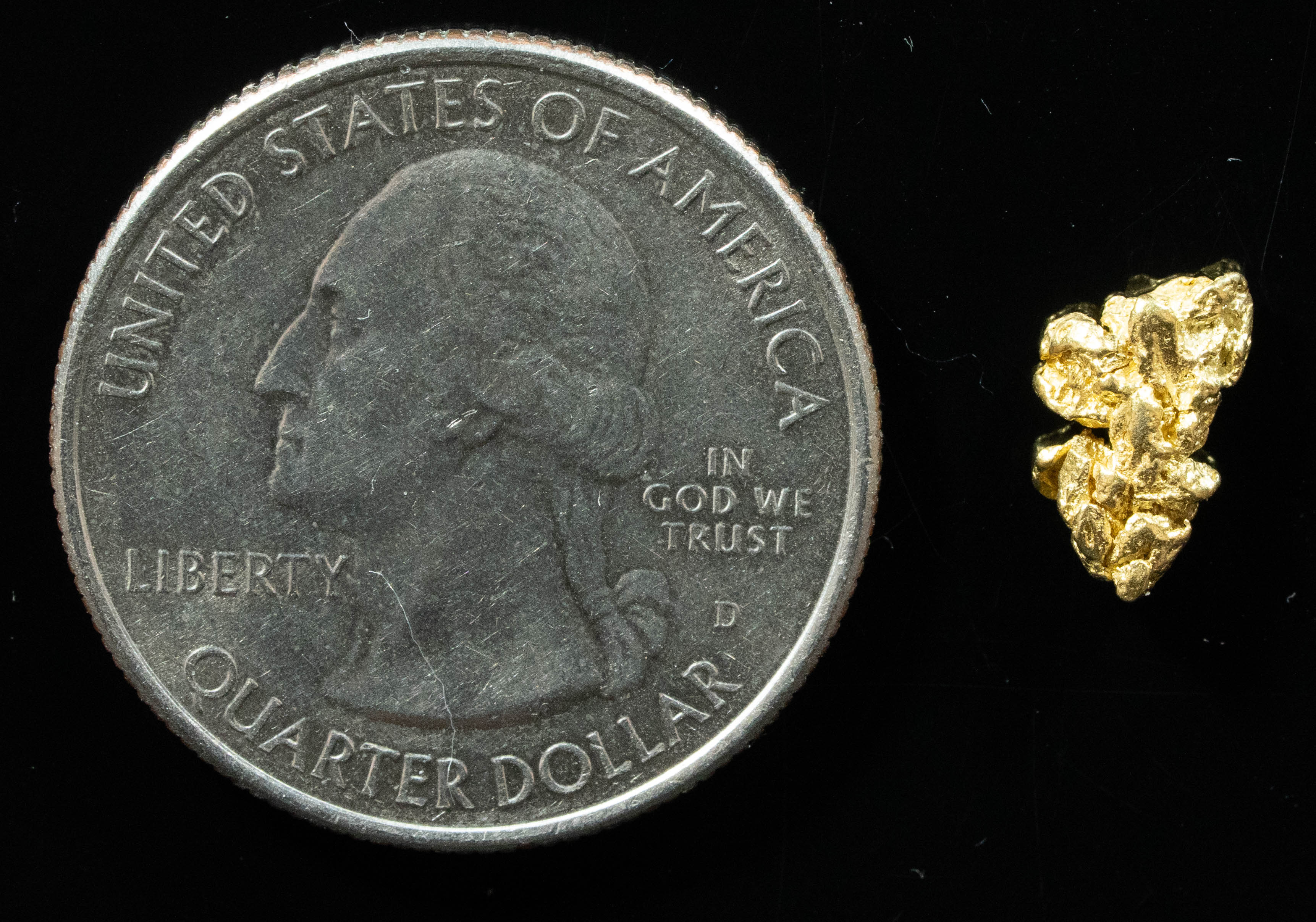 #44 Alaskan BC Natural Gold Nugget .67 Grams Genuine