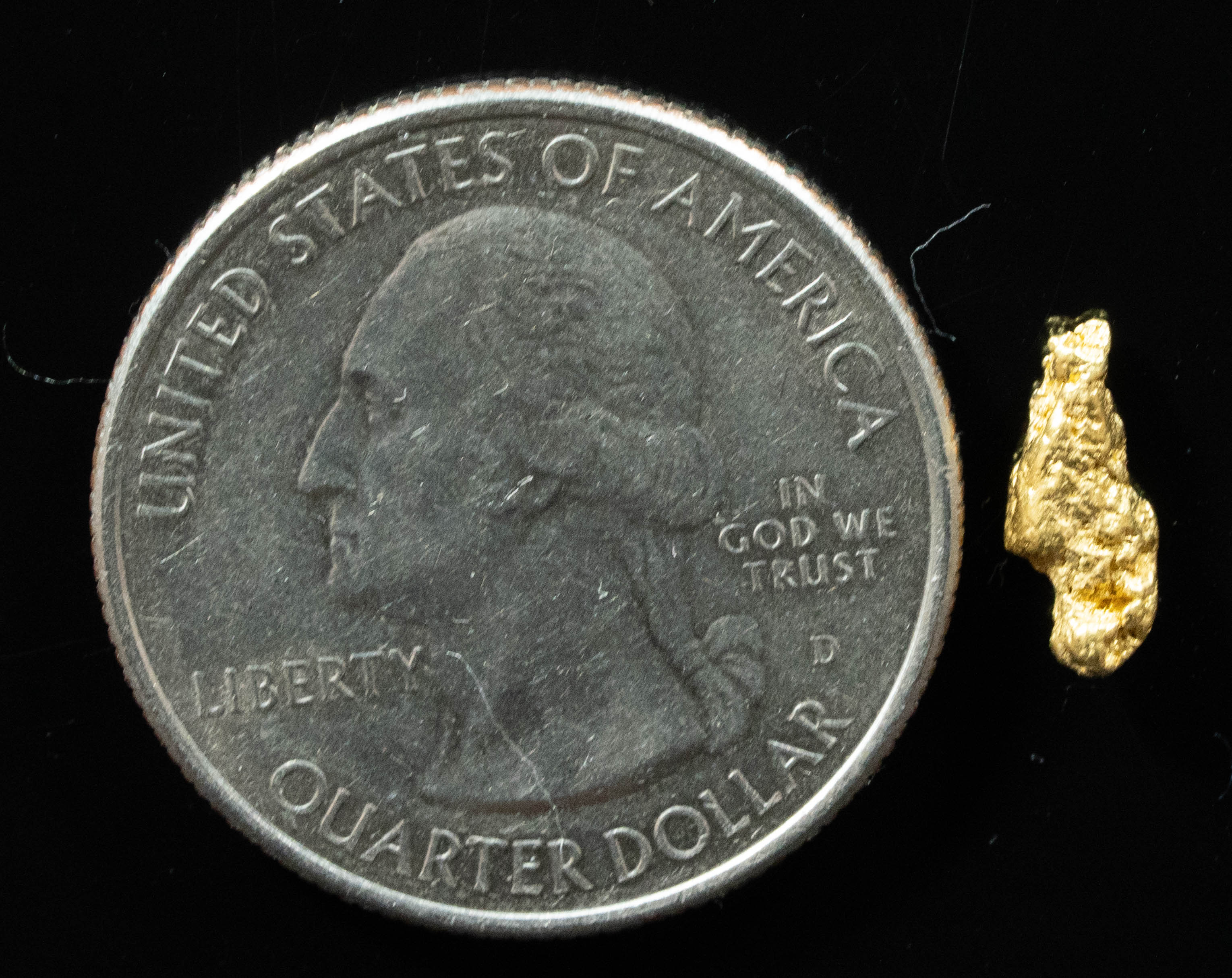 #45 Alaskan BC Natural Gold Nugget .57 Grams Genuine