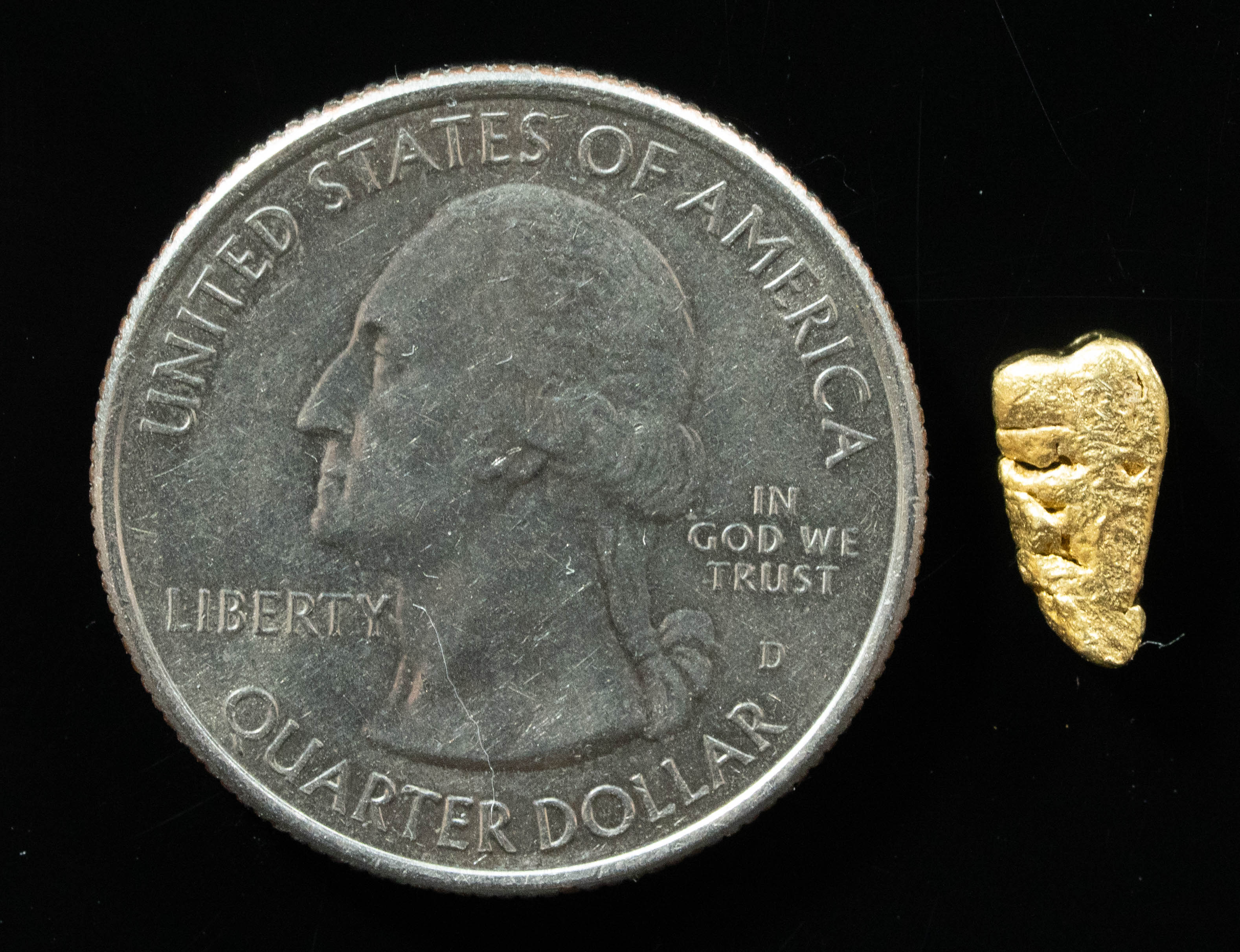 #48 Alaskan BC Natural Gold Nugget .61 Grams Genuine