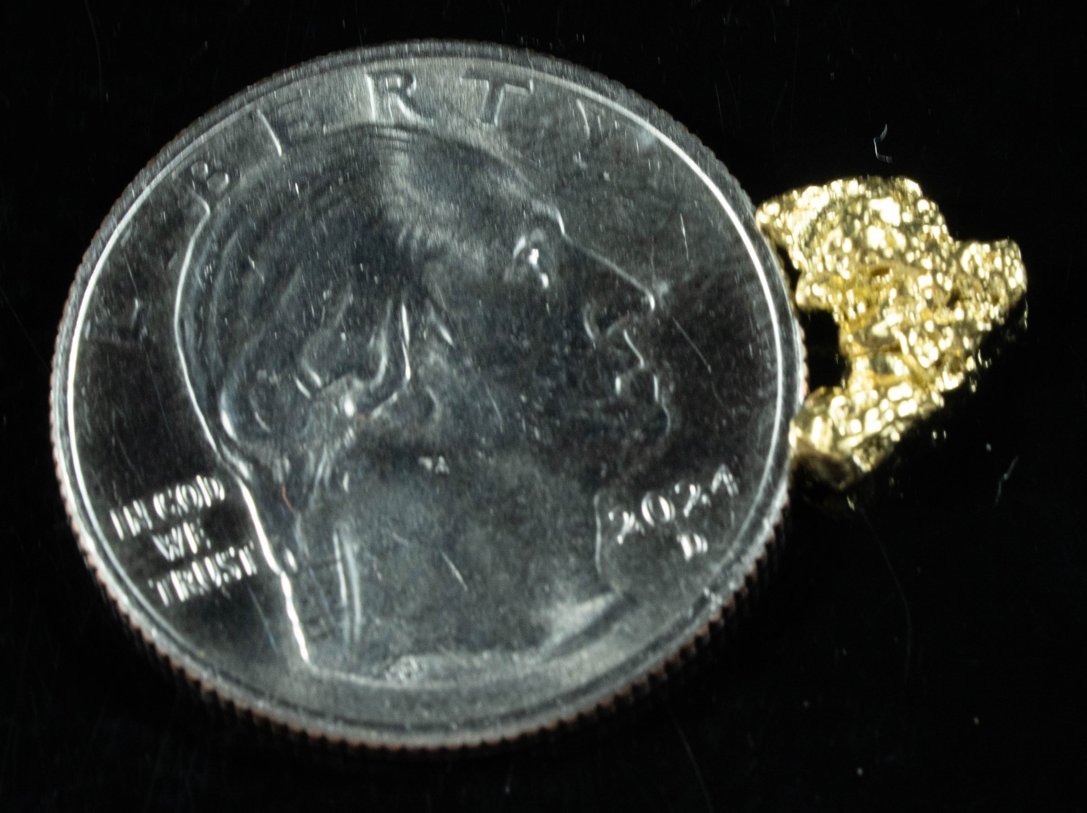 #156 Alaskan BC Natural Gold Nugget 1.01 Grams Genuine