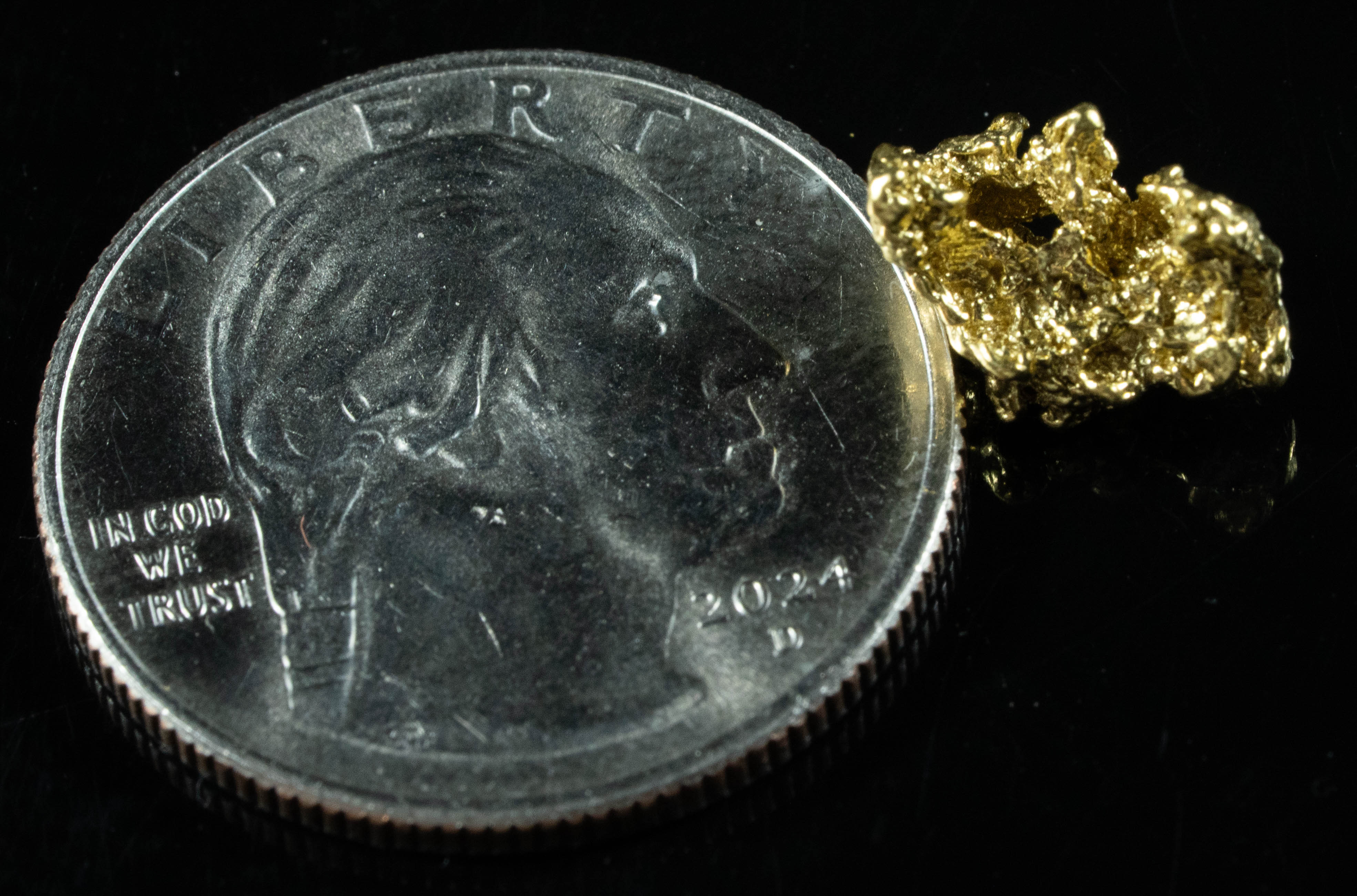 #157 Alaskan BC Natural Gold Nugget 1.54 Grams Genuine
