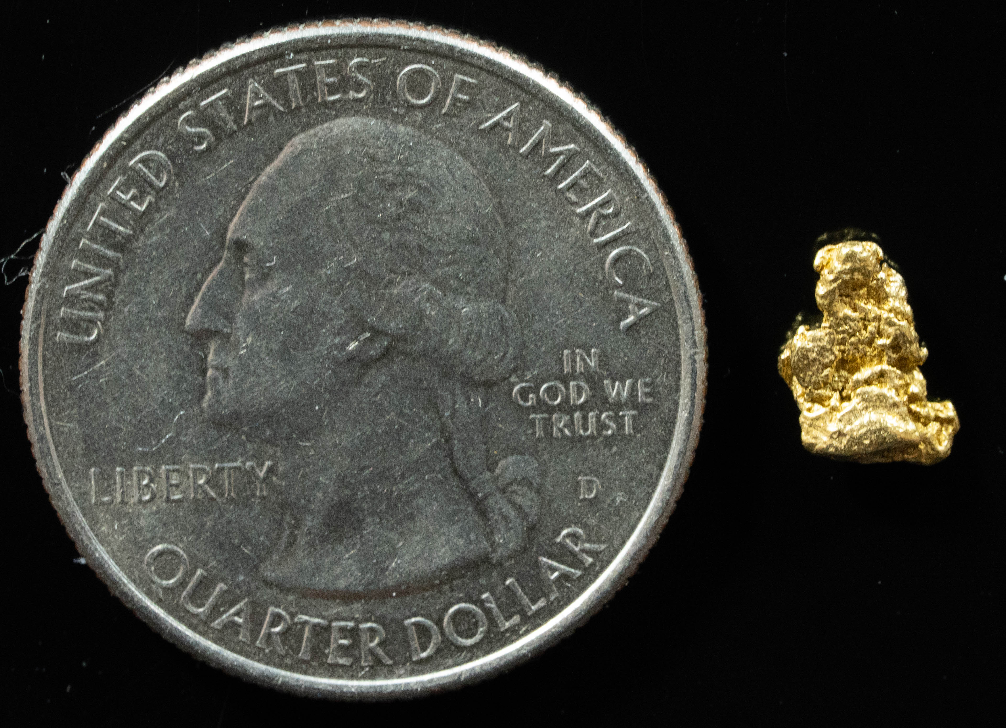 #82 Alaskan BC Natural Gold Nugget .51 Grams Genuine