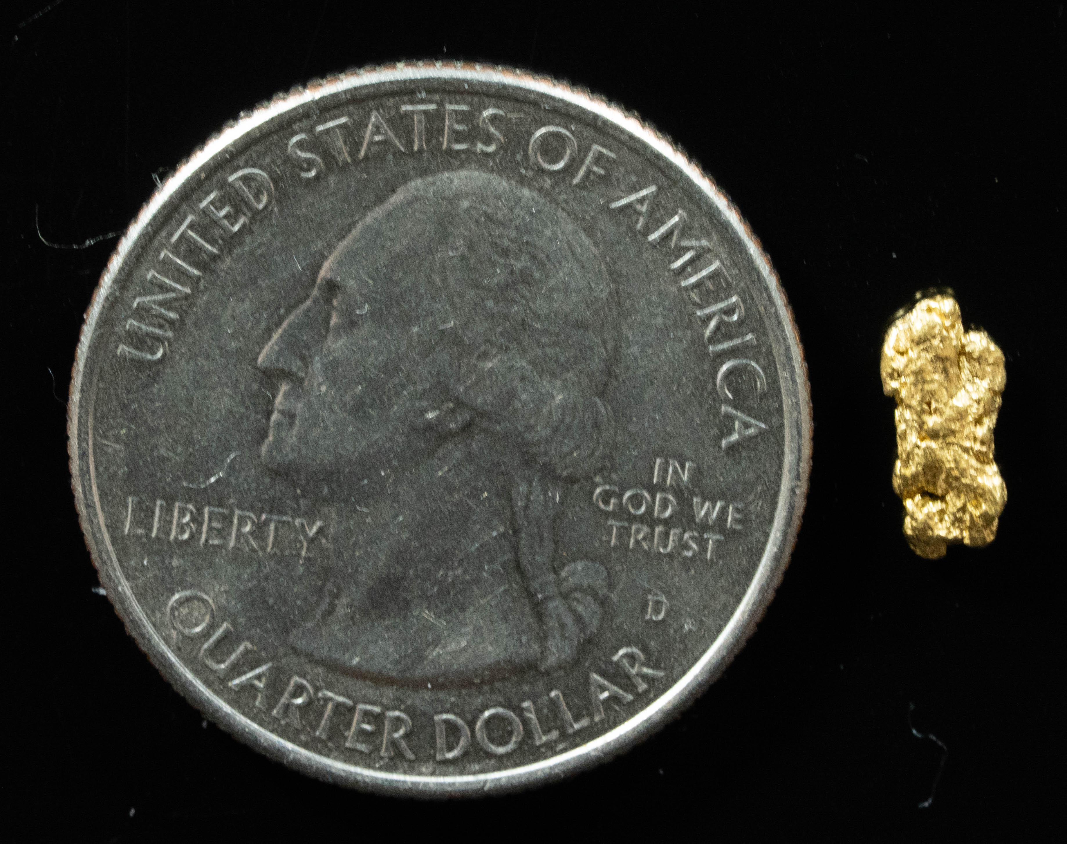 #83 Alaskan BC Natural Gold Nugget .45 Grams Genuine