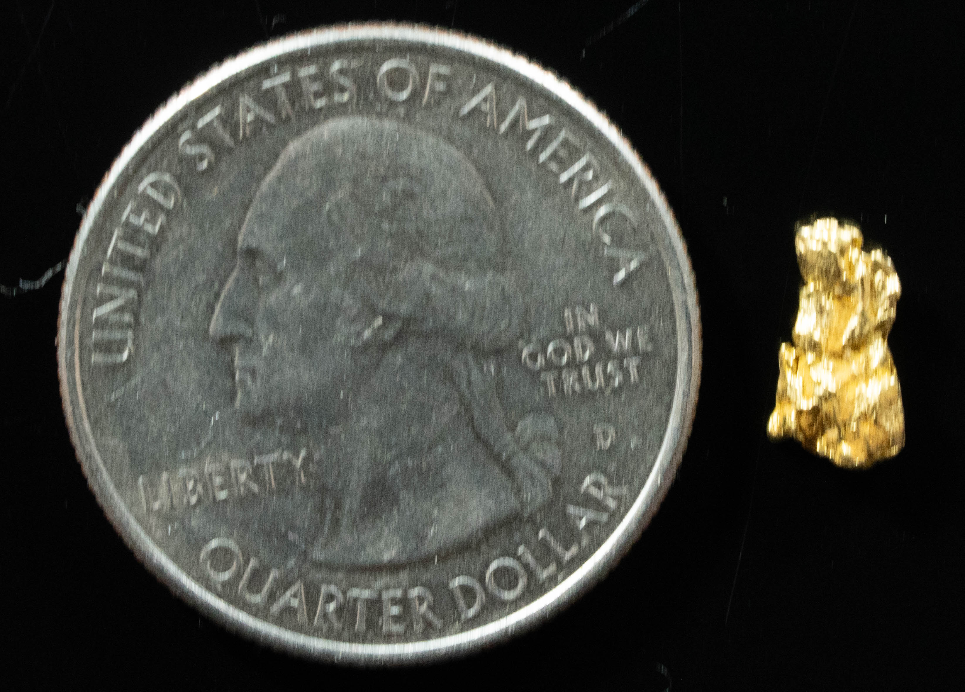 #91 Alaskan BC Natural Gold Nugget .51 Grams Genuine