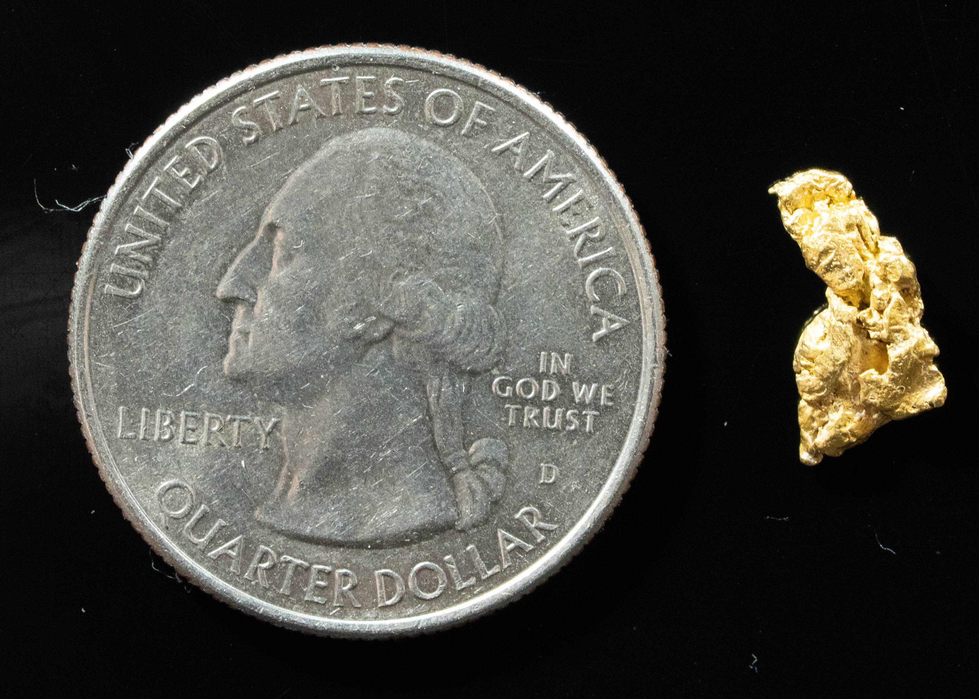 #99 Alaskan BC Natural Gold Nugget .77 Grams Genuine