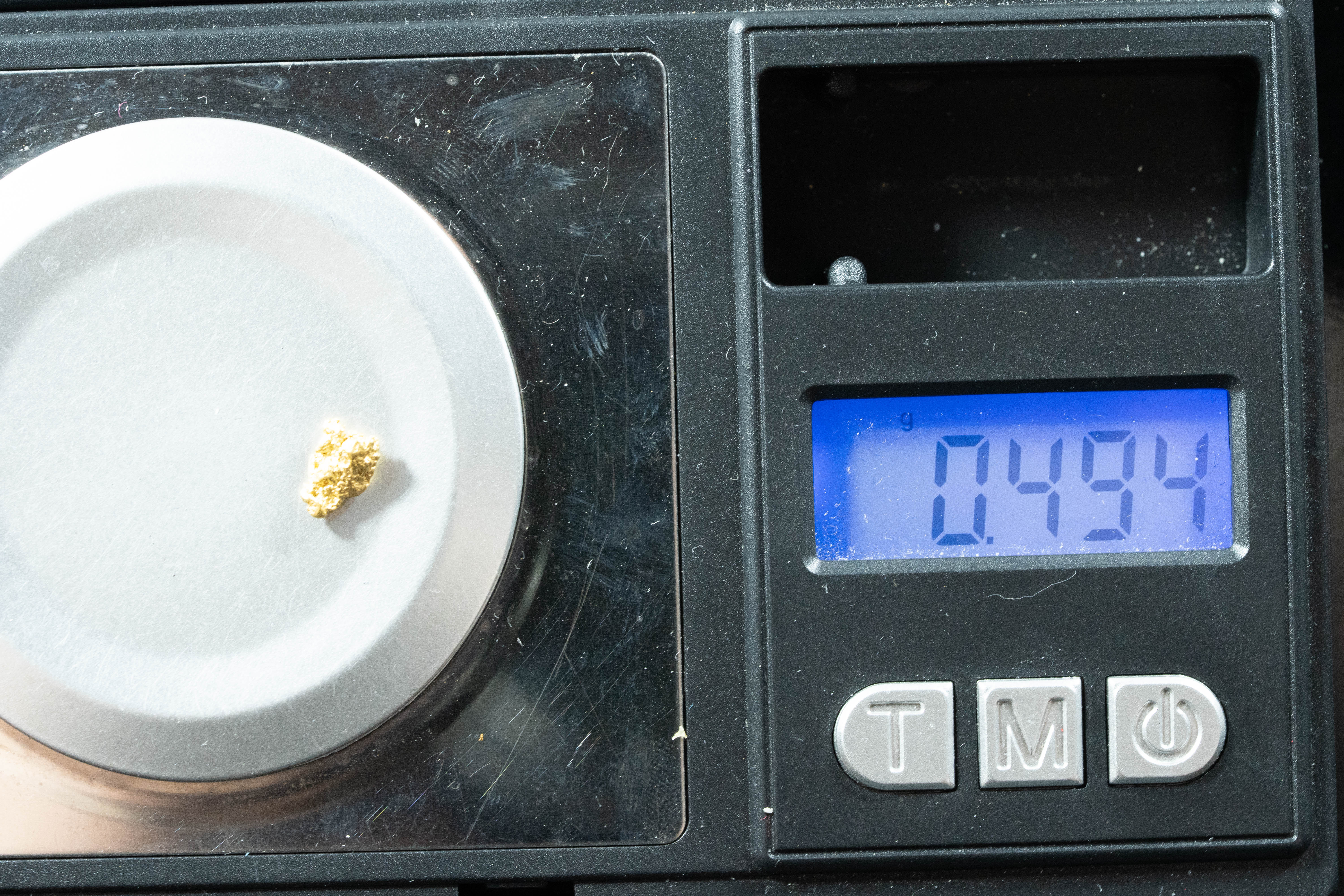 #101 Alaskan BC Natural Gold Nugget .49 Grams Genuine