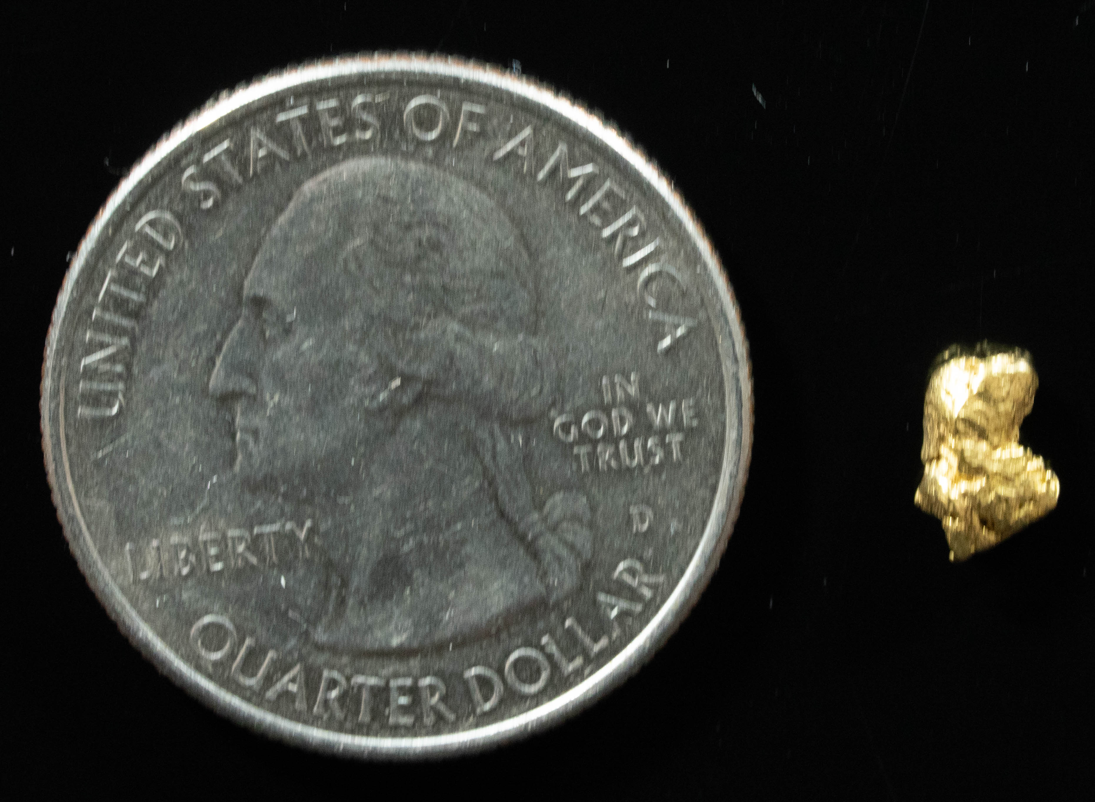 #108 Alaskan BC Natural Gold Nugget .50 Grams Genuine