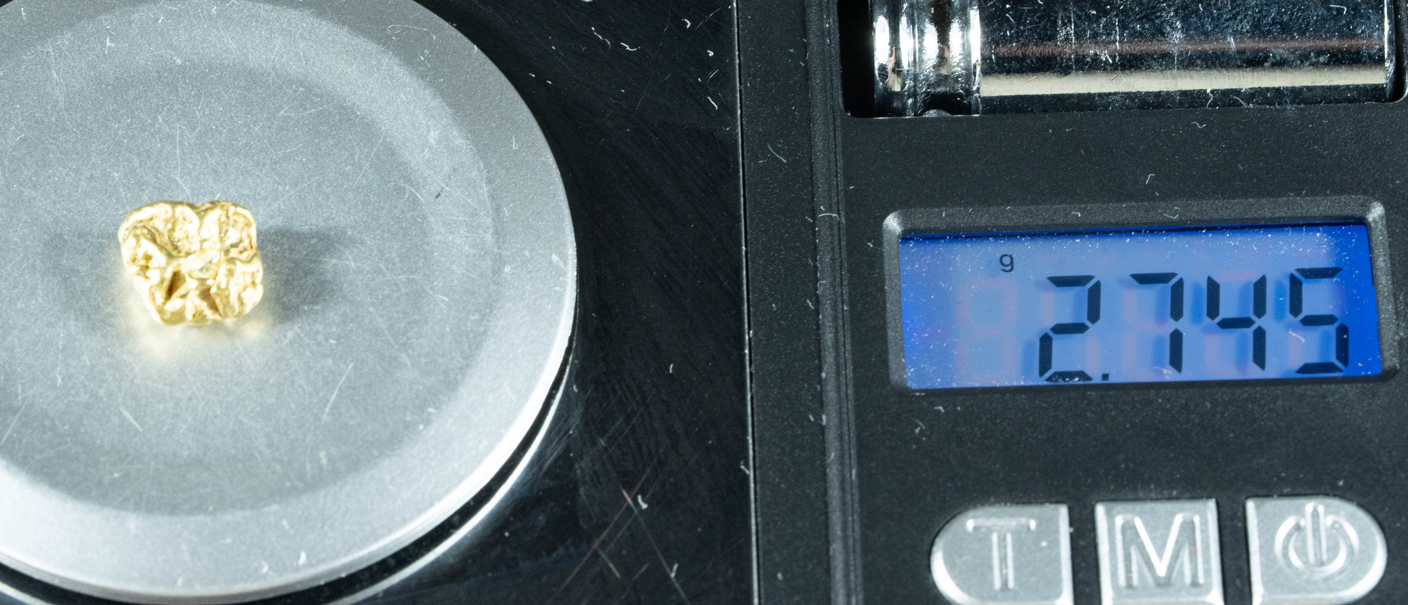 #206 Alaskan BC Natural Gold Nugget 2.74 Grams Genuine